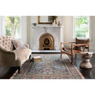 Rifle Paper Co. x Loloi Fiore Rug in Navy-Rust-3