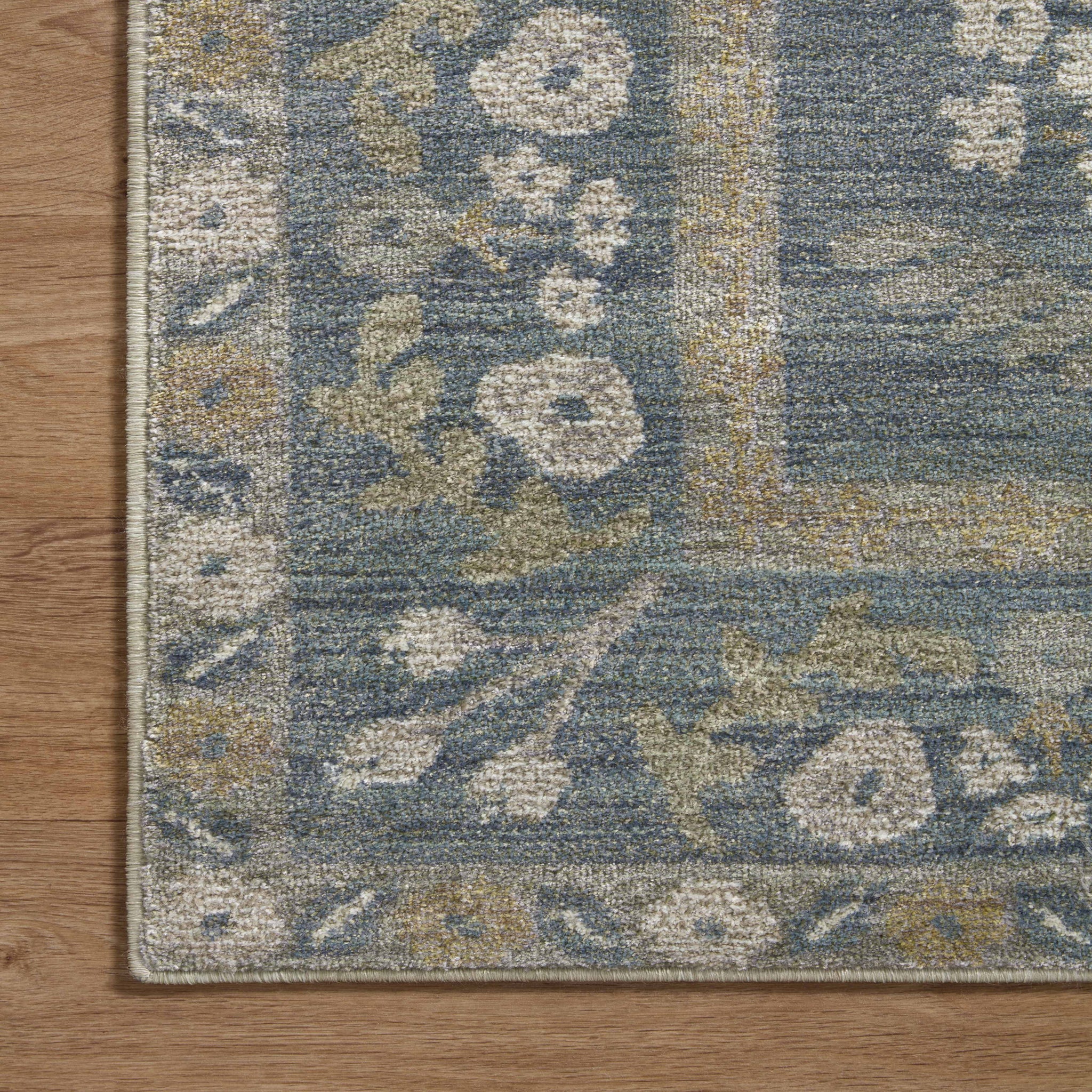 Rifle Paper Co. x Loloi Fiore Rug in Slate-Sage-3