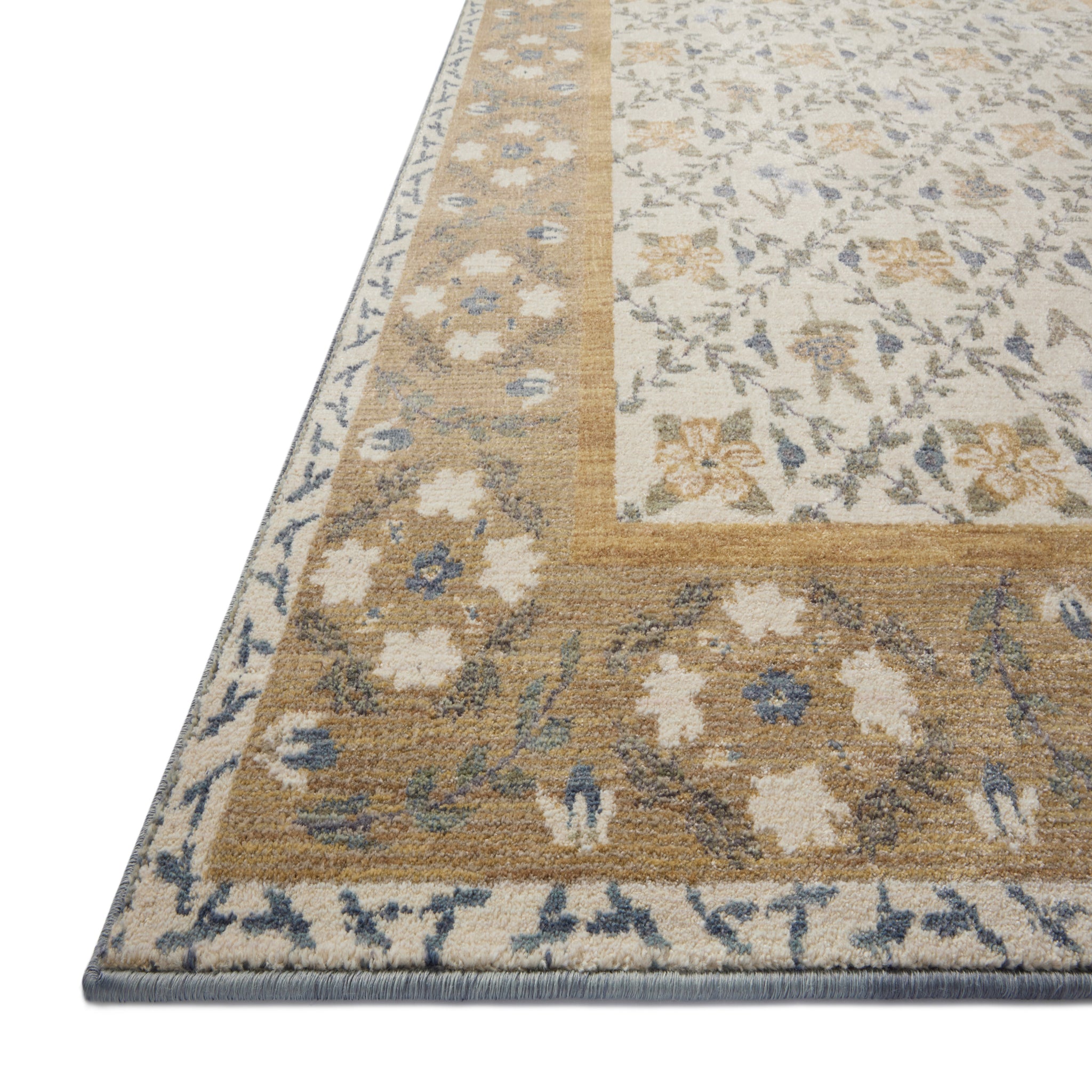 Rifle Paper Co. x Loloi Fiore Rug in Gold-2
