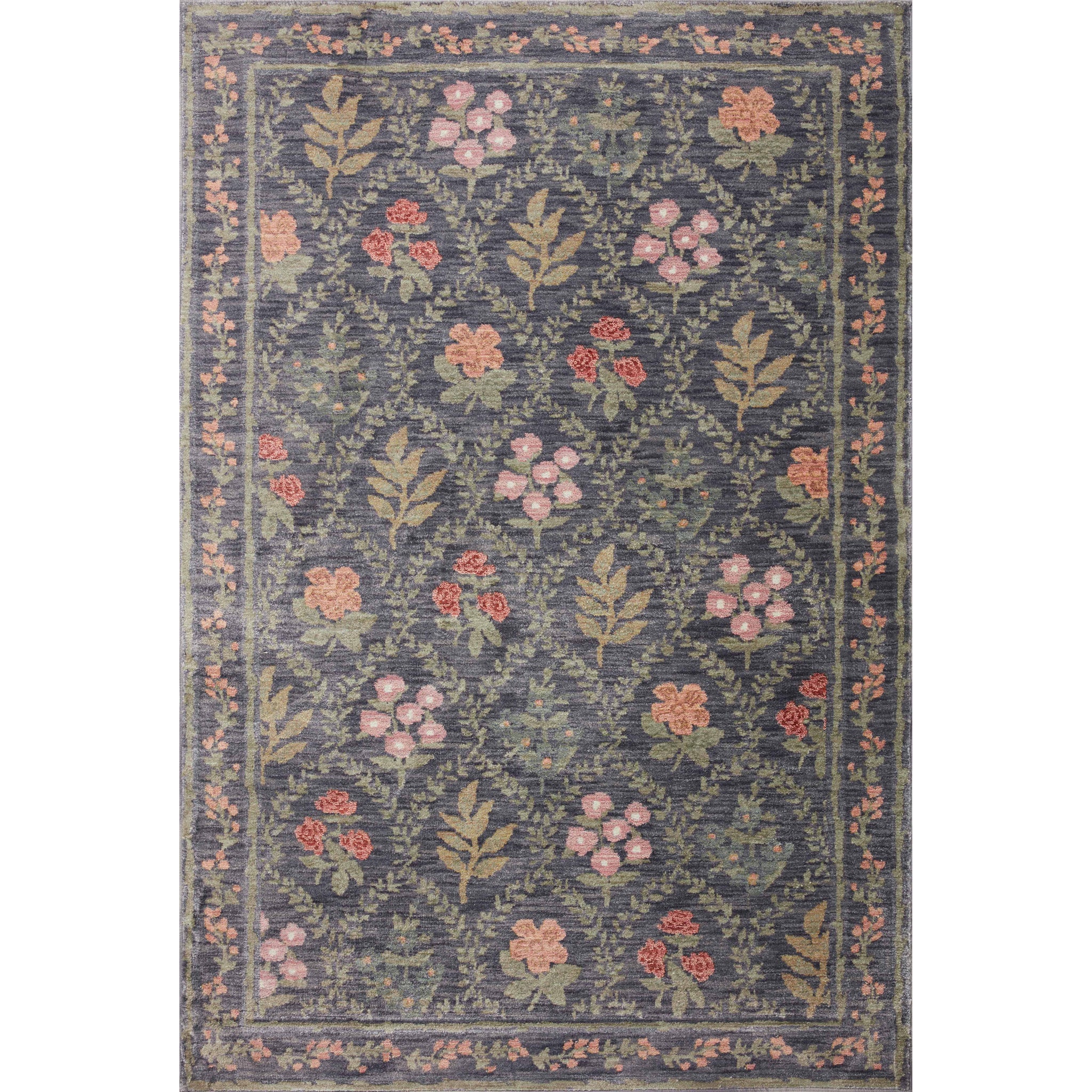 Rifle Paper Co. x Loloi Fiore Rug in Charcoal-1