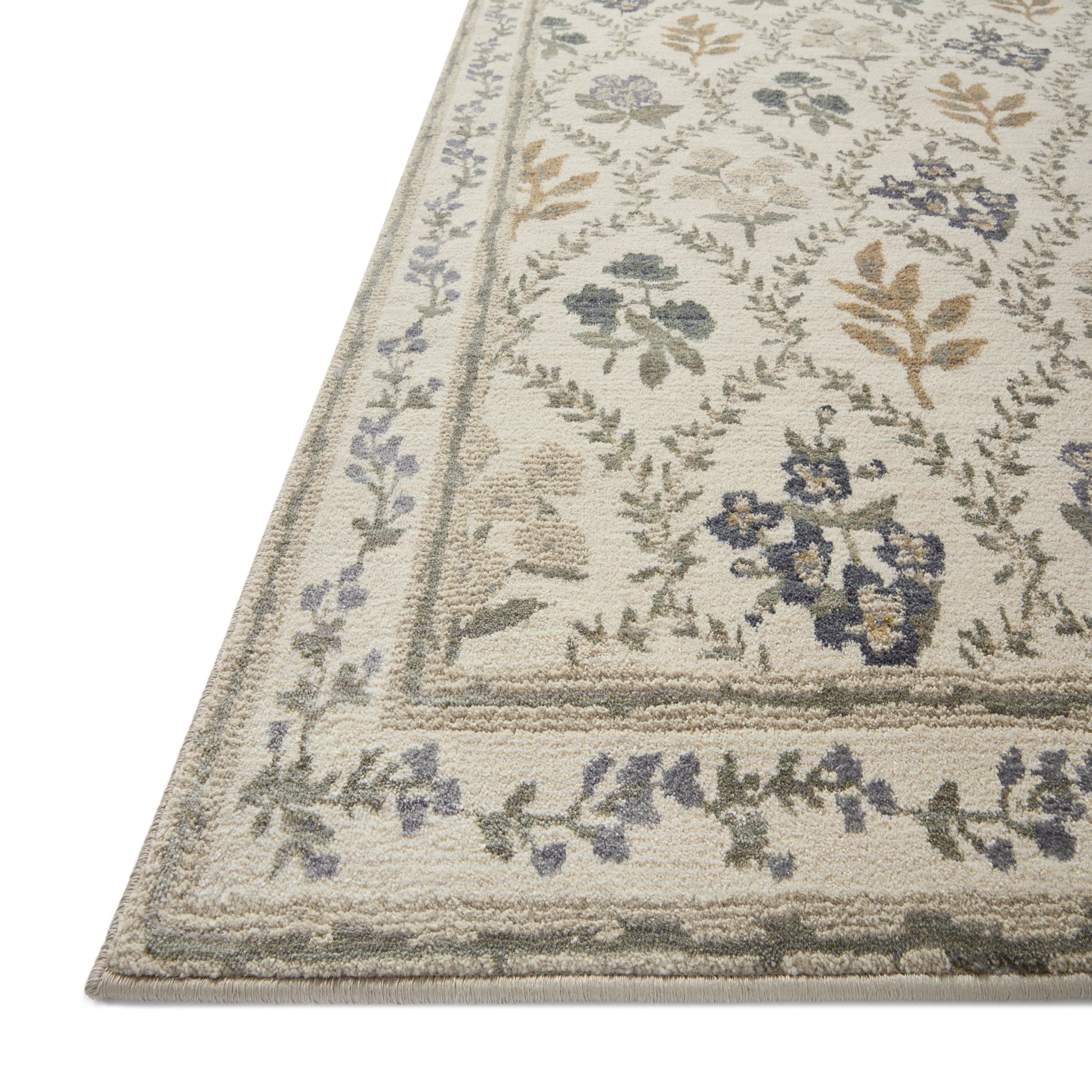 Rifle Paper Co. x Loloi Fiore Rug in Ivory-3