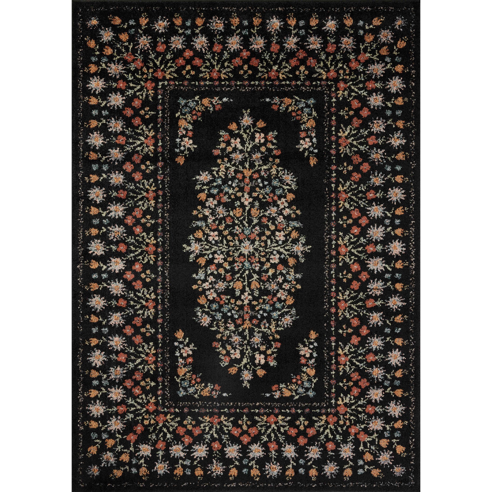 Rifle Paper Co. x Loloi Laurel Rug in Black-1