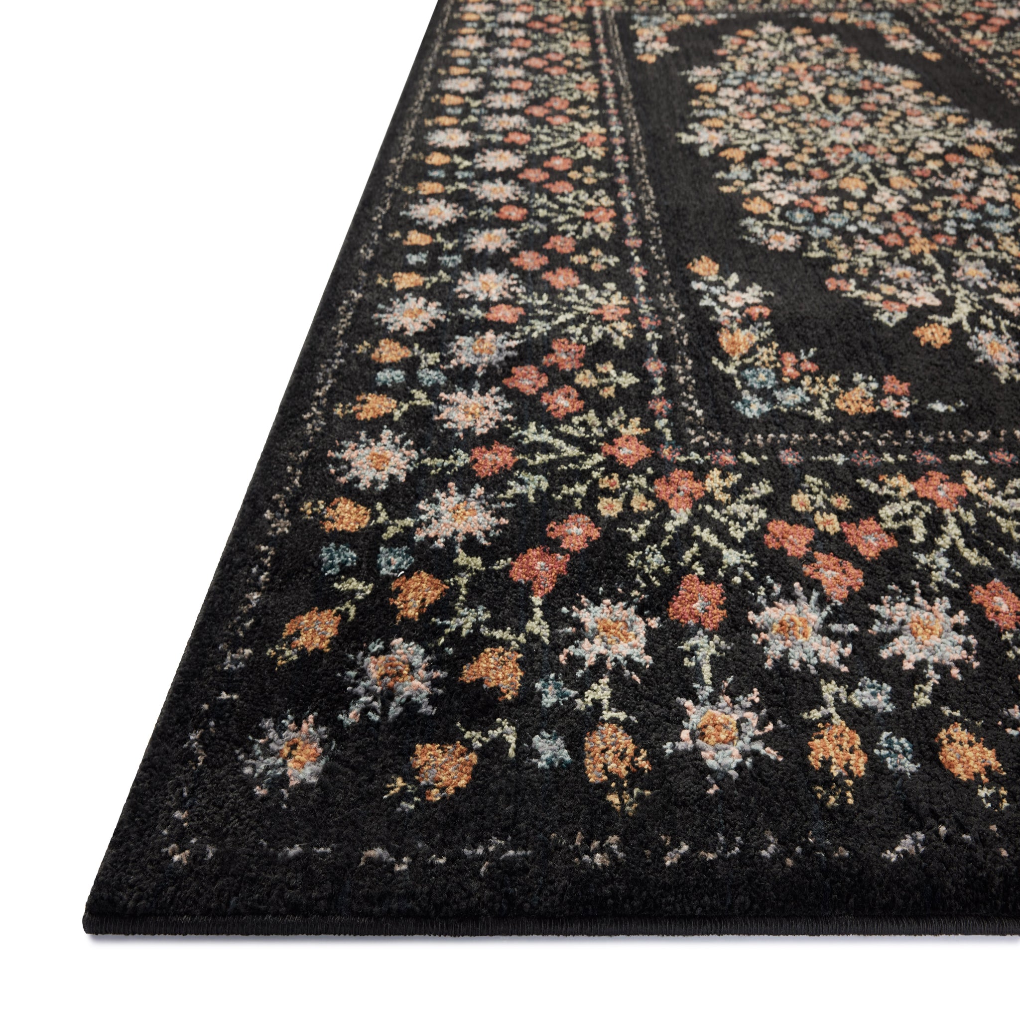 Rifle Paper Co. x Loloi Laurel Rug in Black-2