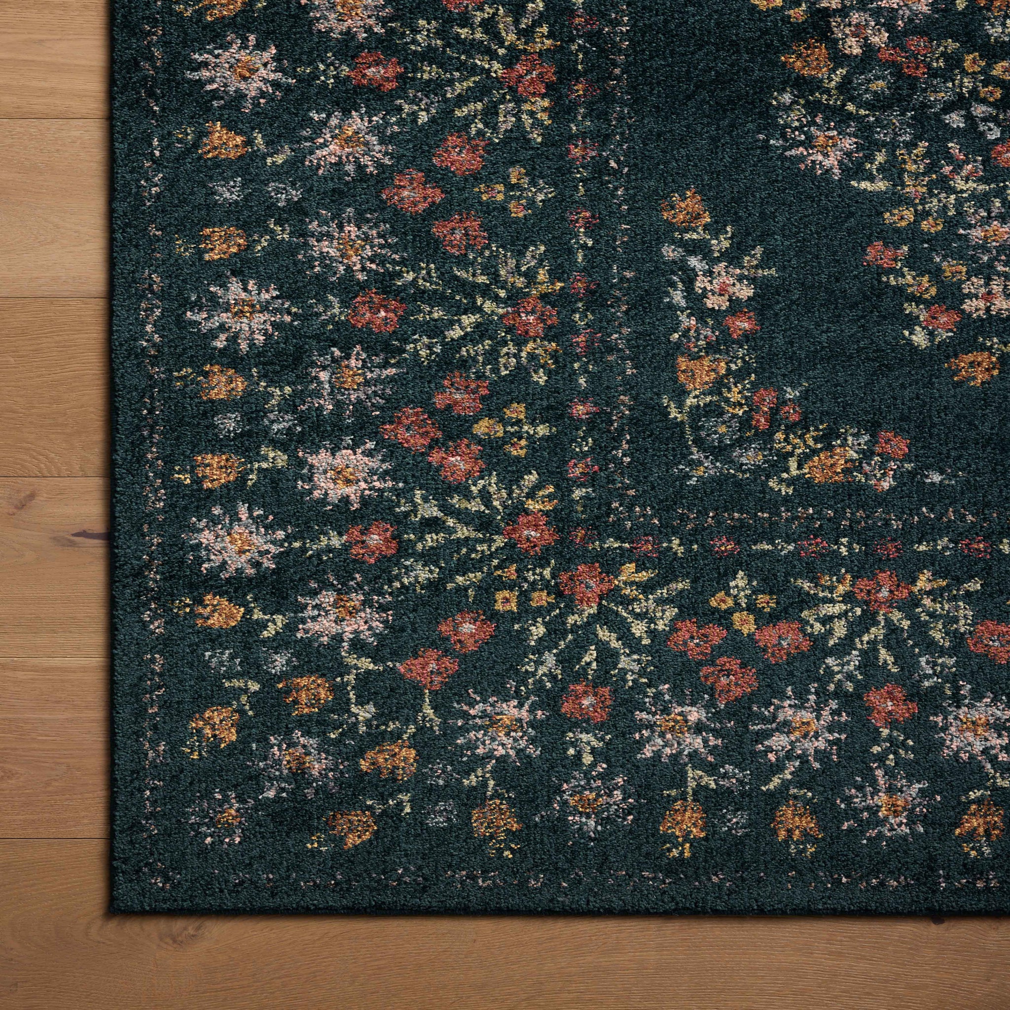 Rifle Paper Co. x Loloi Laurel Rug in Navy Blue-4
