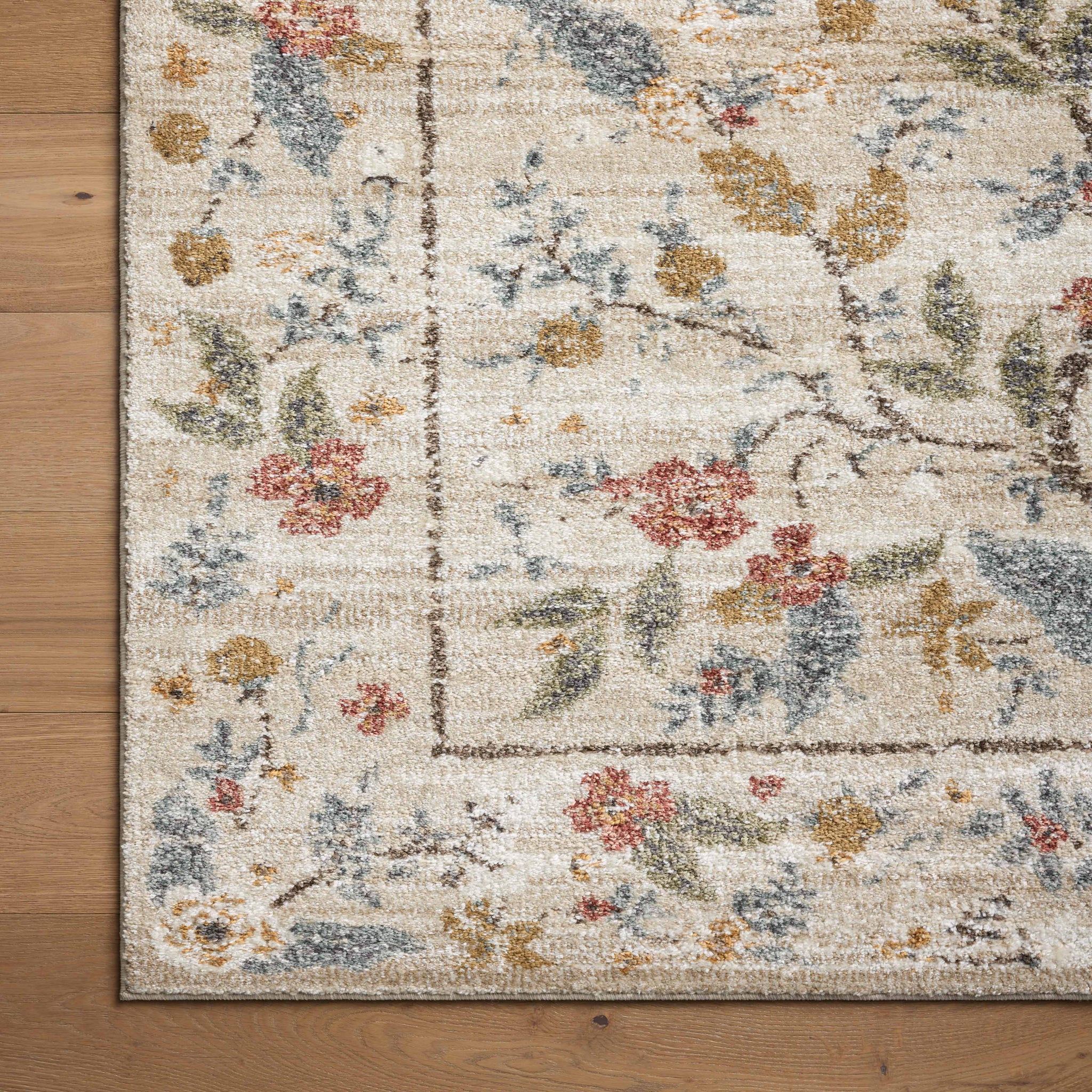 Rifle Paper Co. x Loloi Laurel Rug in Cream-4