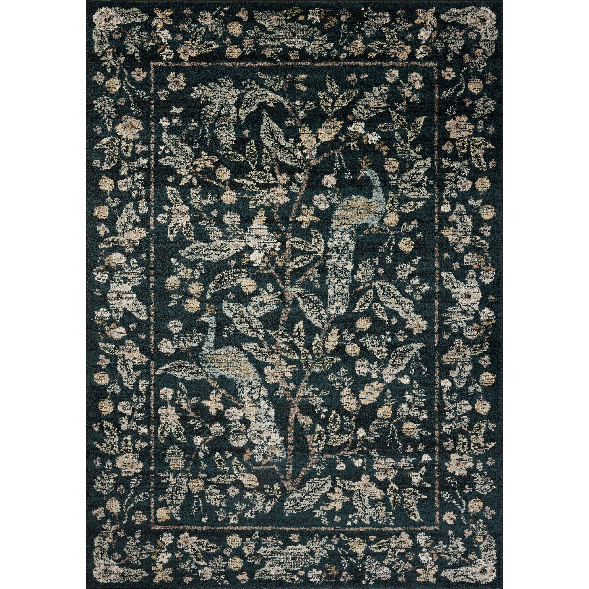 Rifle Paper Co. x Loloi Laurel Rug in Navy-1