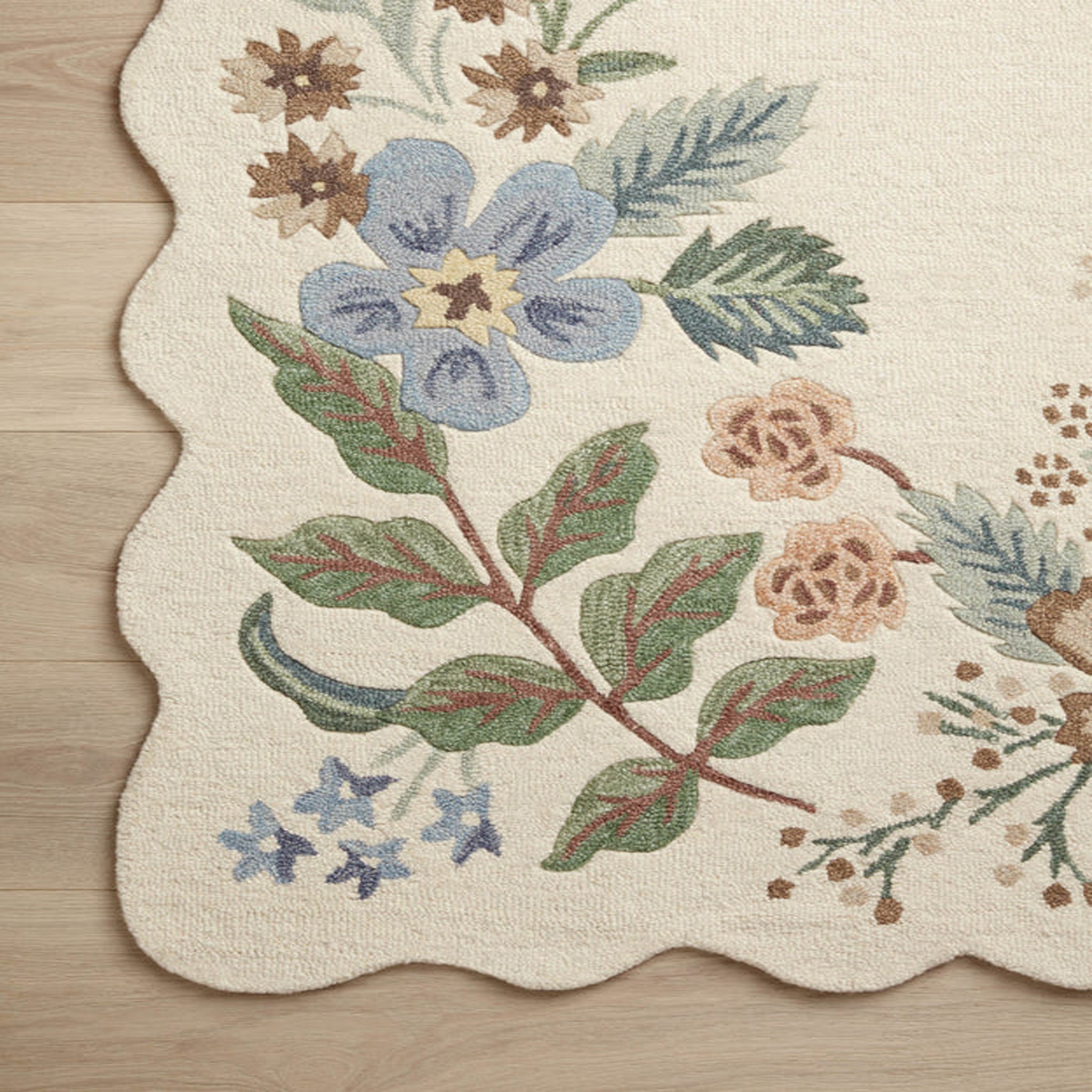 Rifle Paper Co. x Loloi Silhouette Rug in Cream-4
