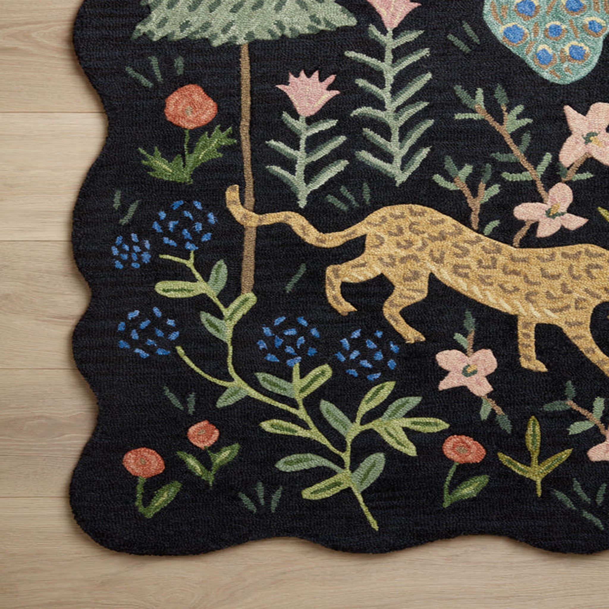 Rifle Paper Co. x Loloi Silhouette Rug in Black-3