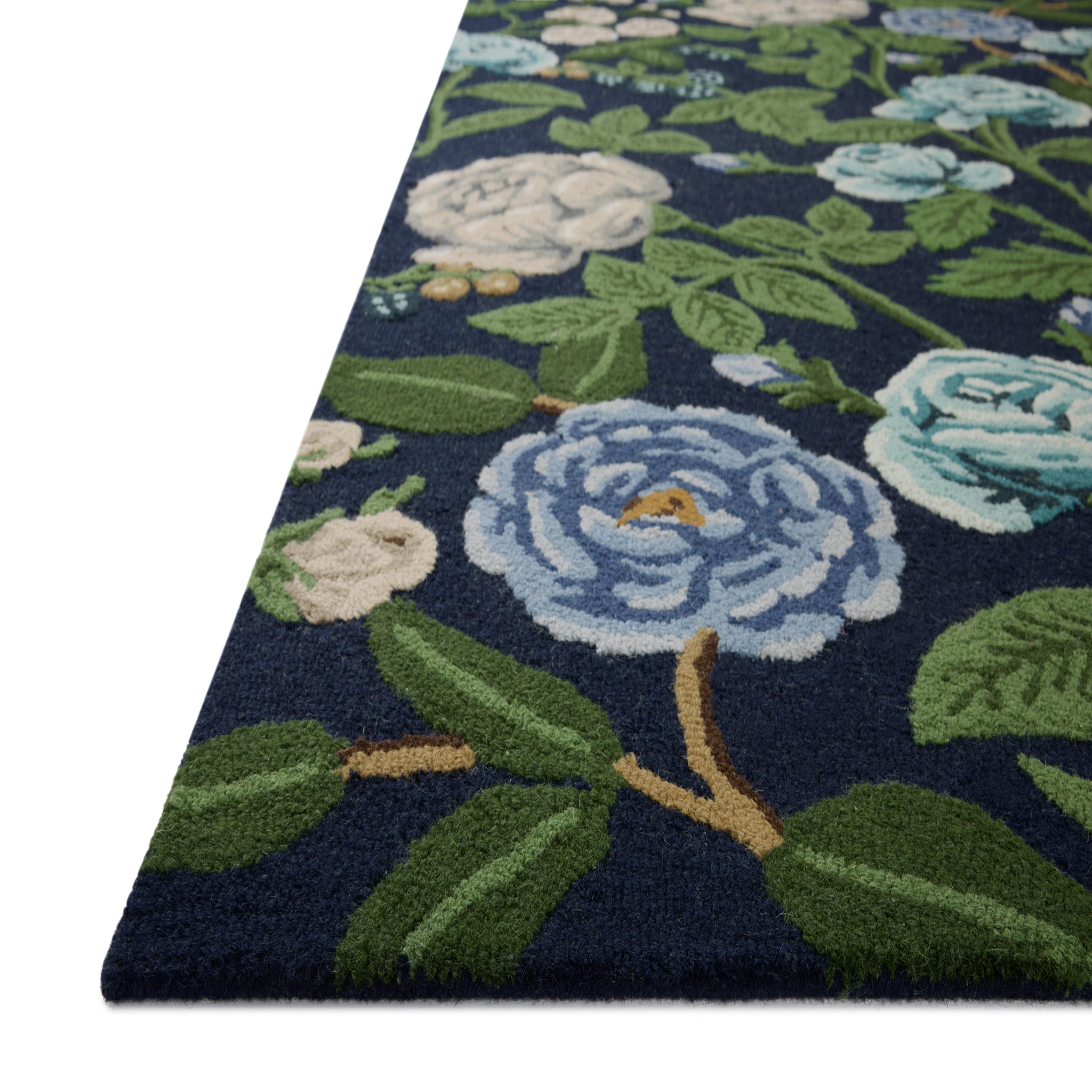 Rifle Paper Co. x Loloi Highgrove Rug in Navy-2