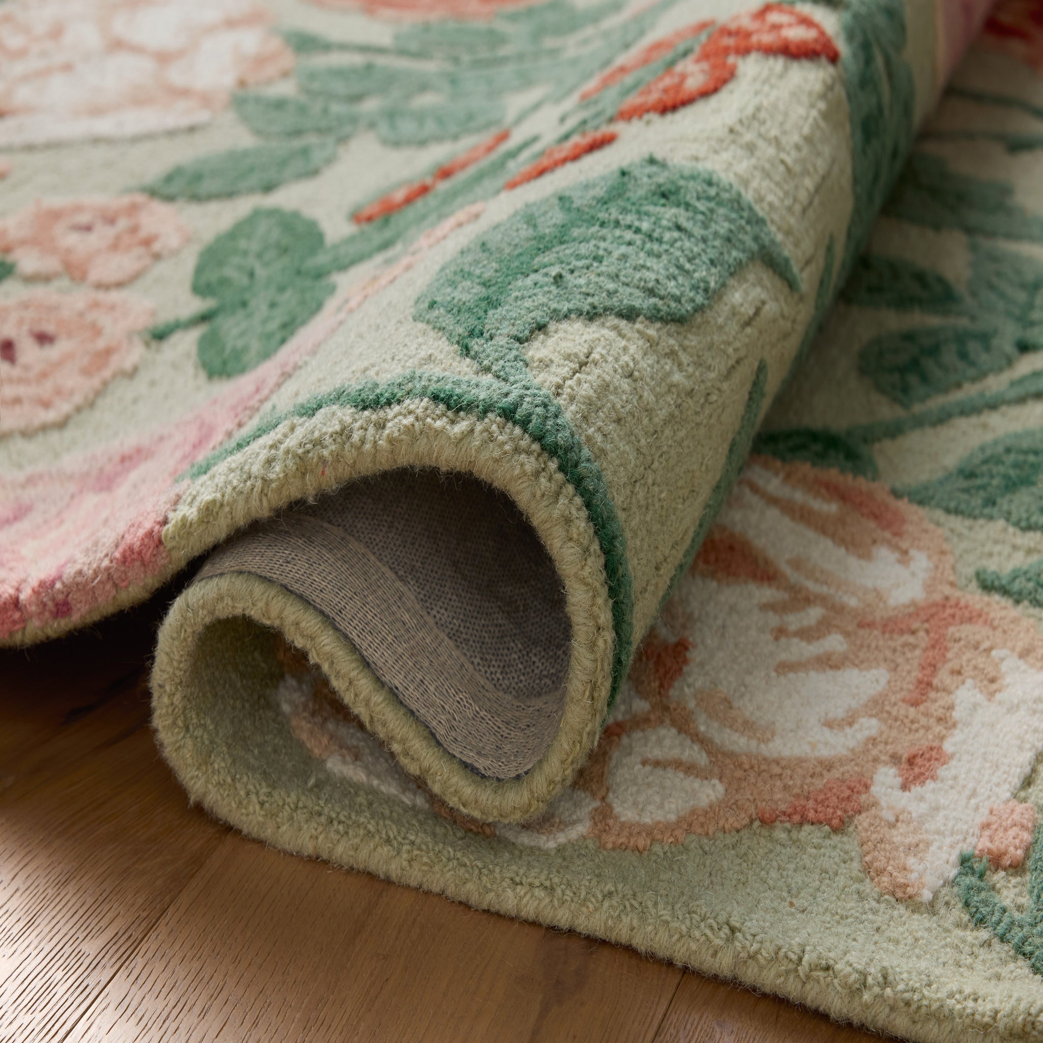 Rifle Paper Co. x Loloi Highgrove Rug in Mint-7