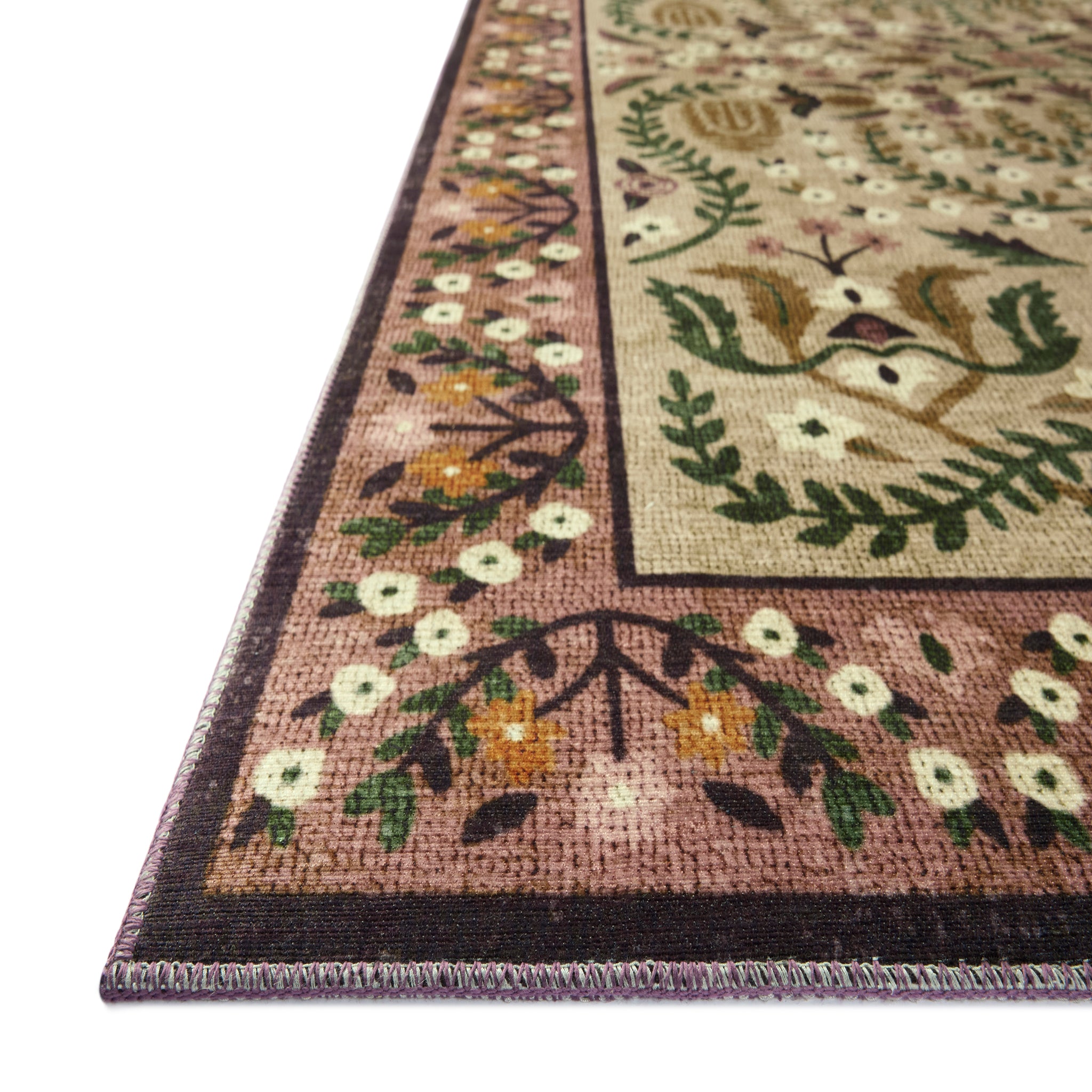 Rifle Paper Co. x Loloi Canopy Rug in Aubergine-3