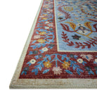 Rifle Paper Co. x Loloi Canopy Rug in Red-Blue-2