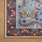 Rifle Paper Co. x Loloi Canopy Rug in Red-Blue-4