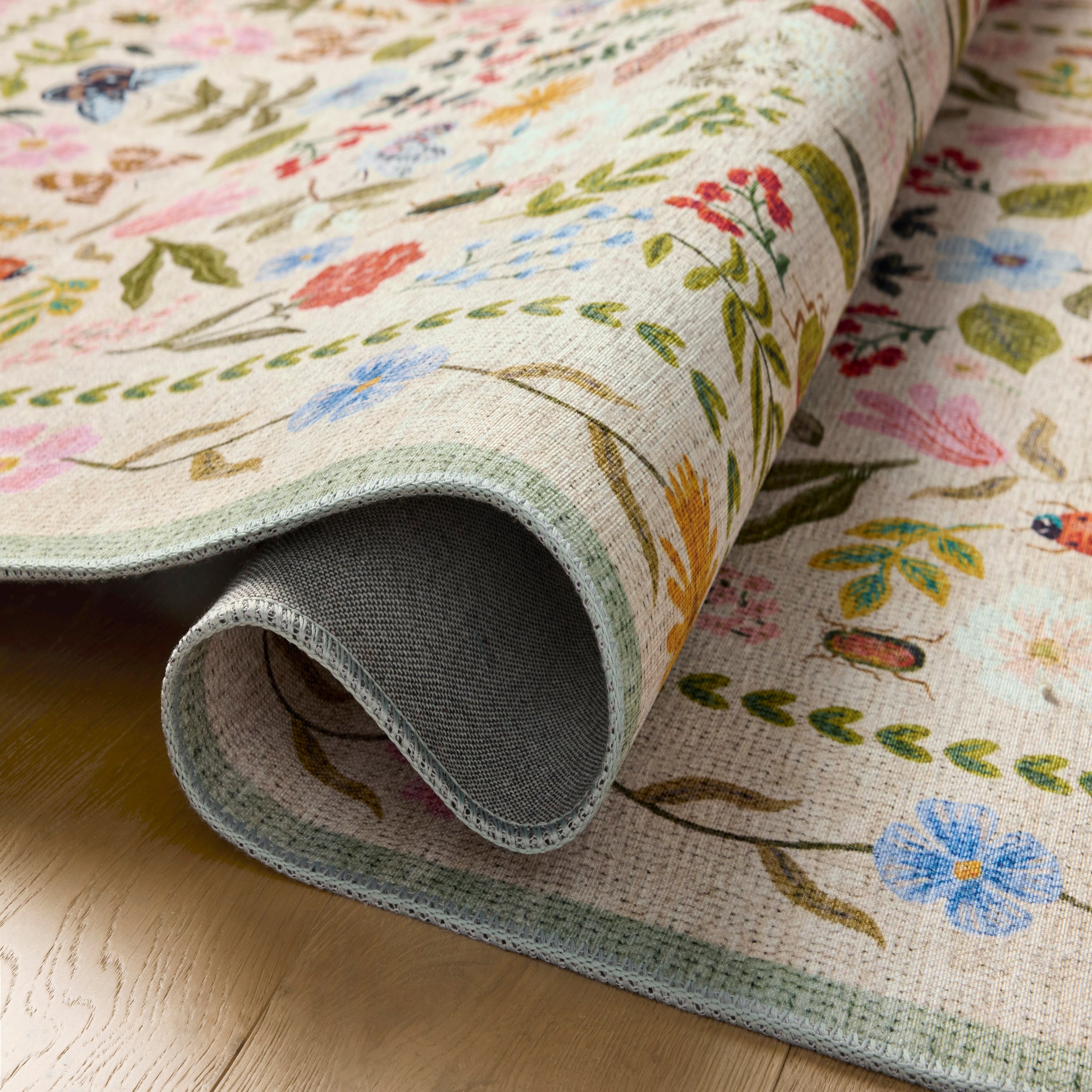 Rifle Paper Co. x Loloi Canopy Rug in Ivory-3
