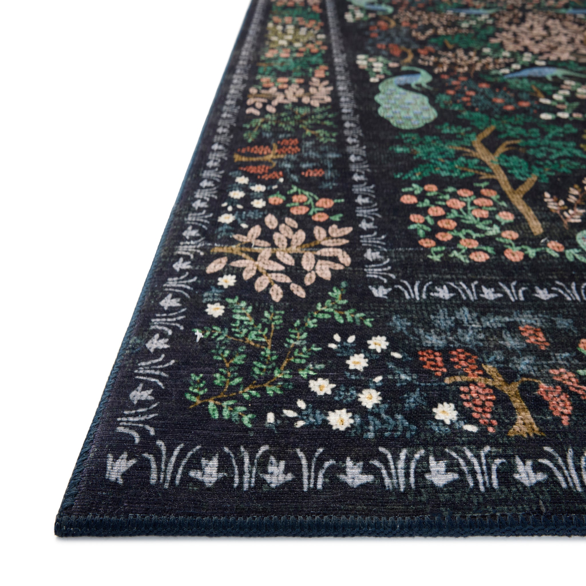 Rifle Paper Co. x Loloi Canopy Rug in Charcoal-2