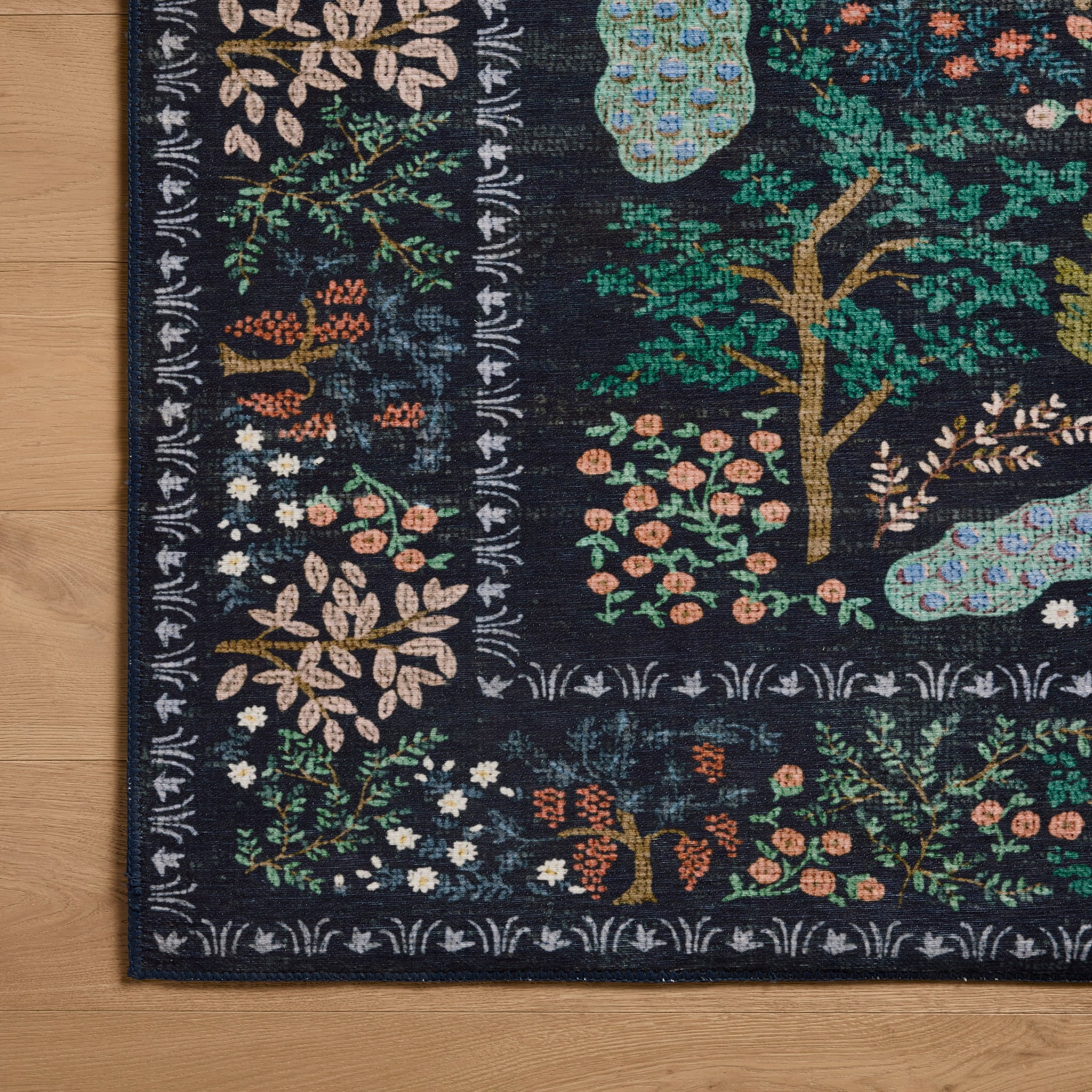 Rifle Paper Co. x Loloi Canopy Rug in Charcoal-4