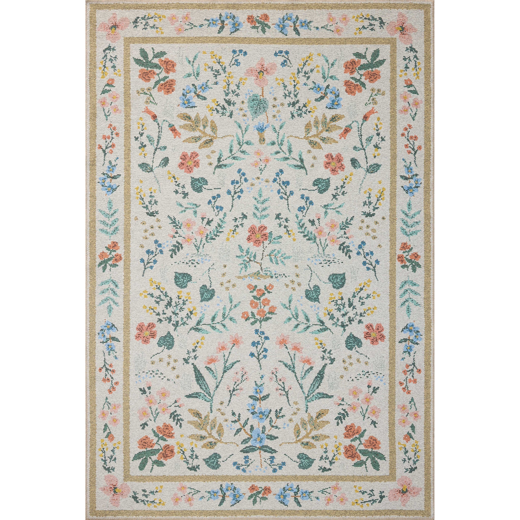 Rifle Paper Co. x Loloi Wildwood Rug in Cream-1