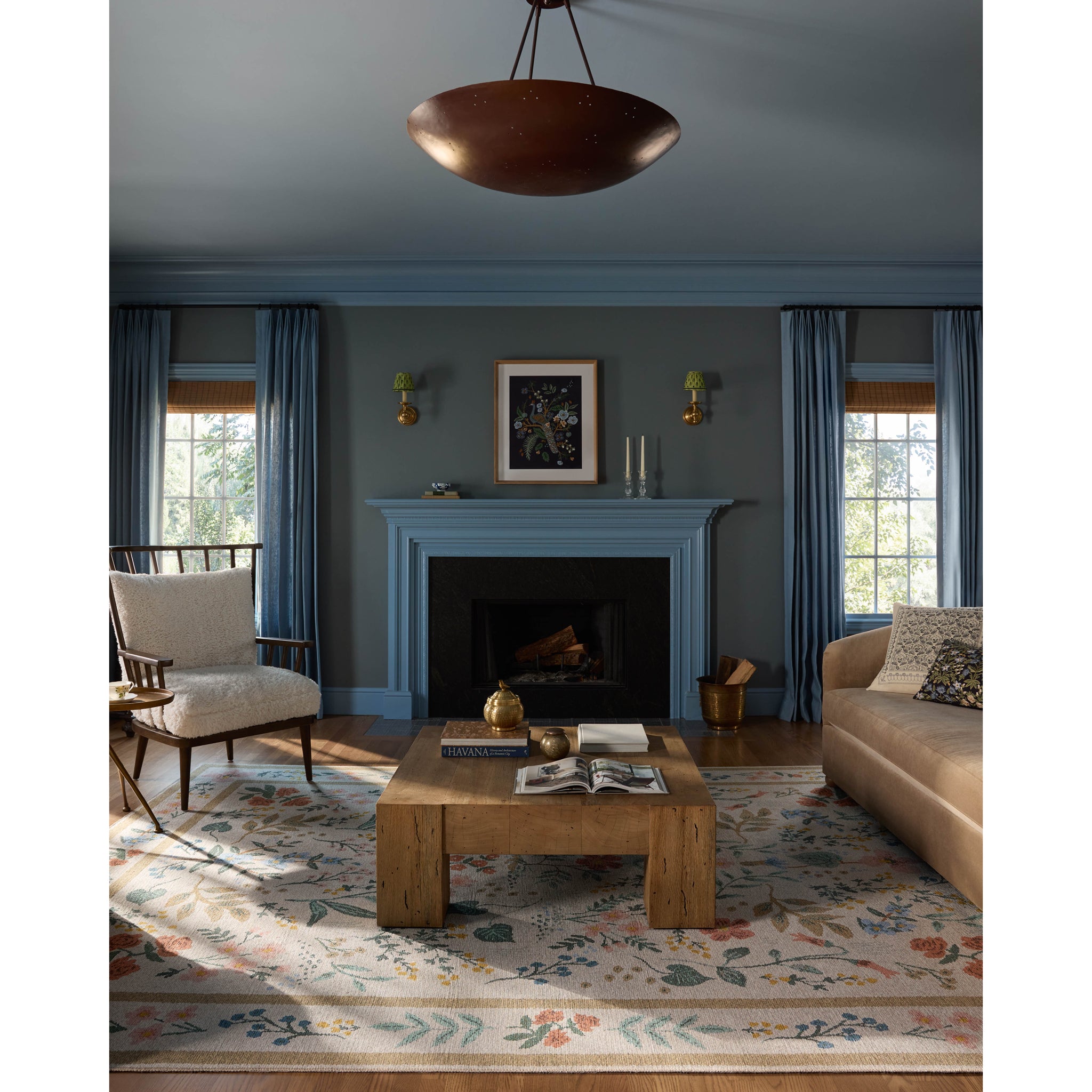 Rifle Paper Co. x Loloi Wildwood Rug in Cream-2