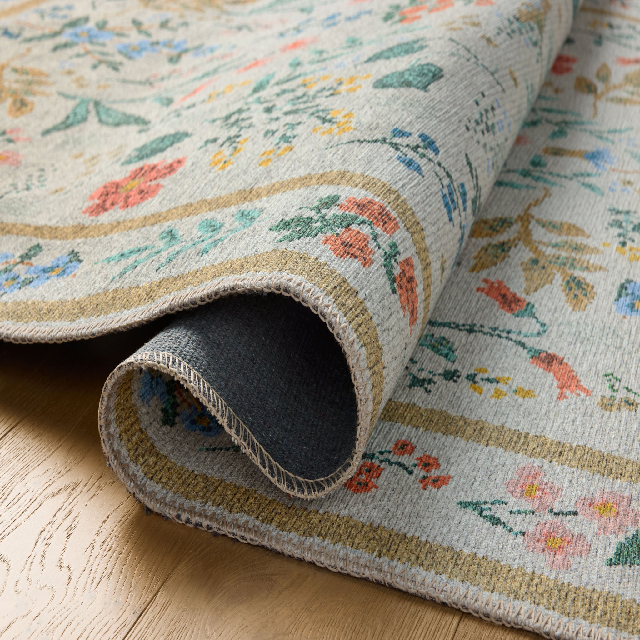 Rifle Paper Co. x Loloi Wildwood Rug in Cream-4
