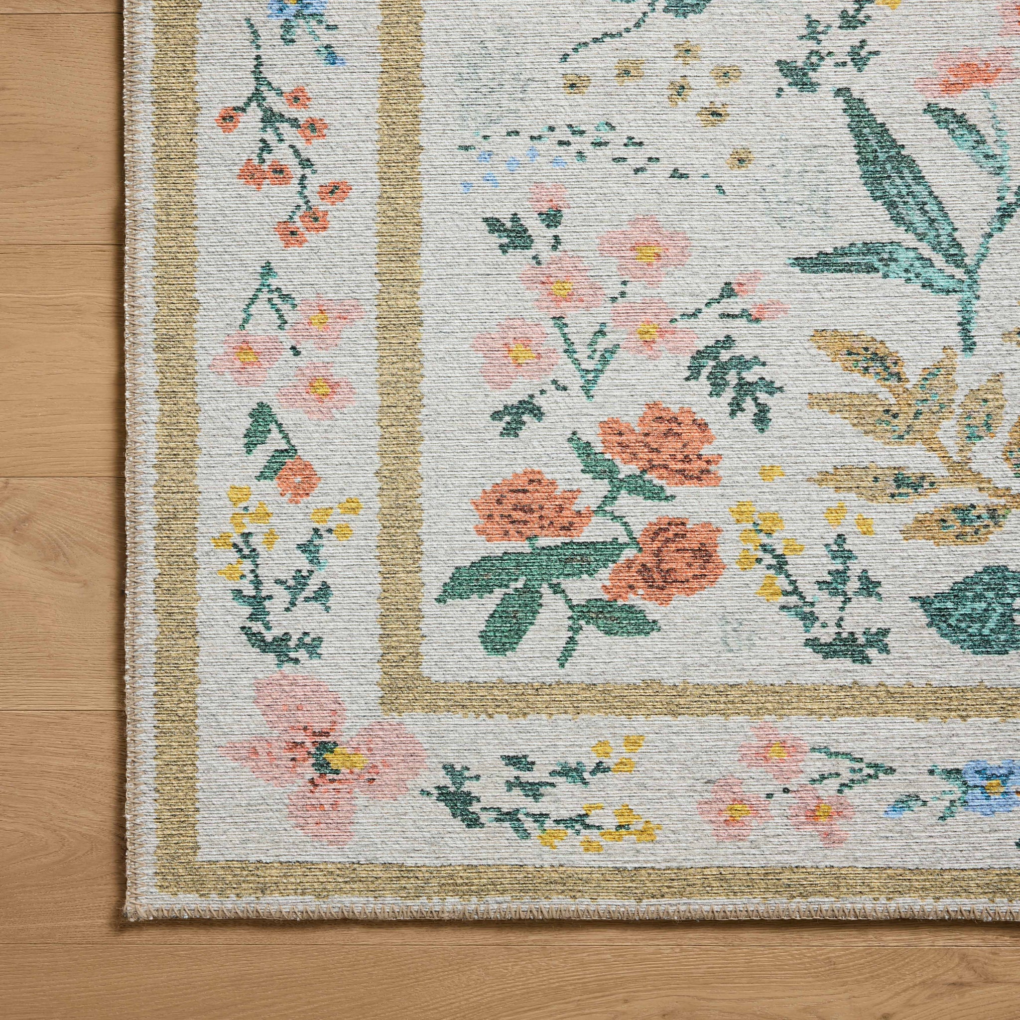 Rifle Paper Co. x Loloi Wildwood Rug in Cream-5