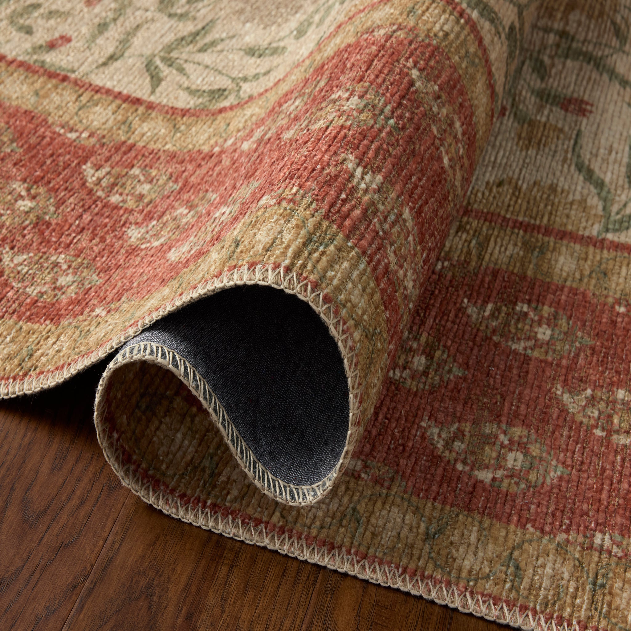Rifle Paper Co. x Loloi Edinburgh Rug in Ivory-Spice-3