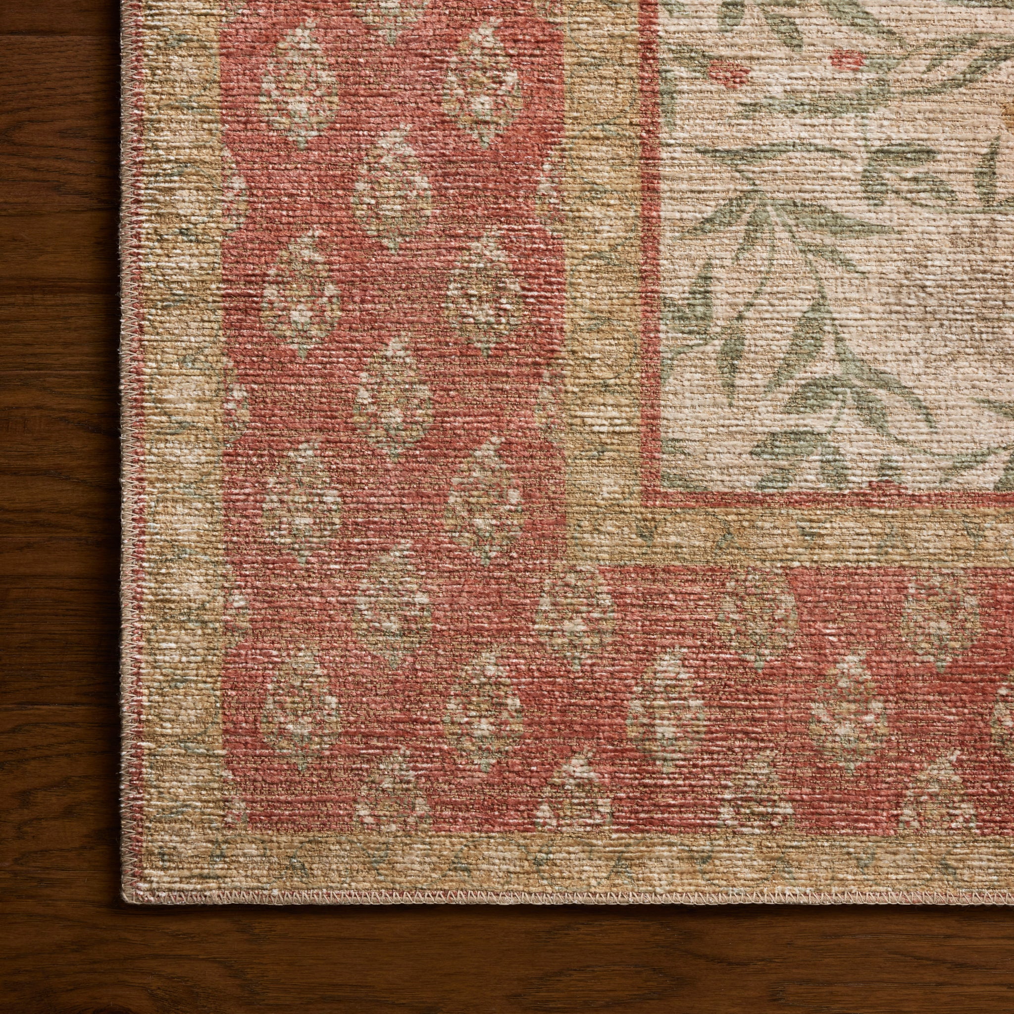 Rifle Paper Co. x Loloi Edinburgh Rug in Ivory-Spice-4