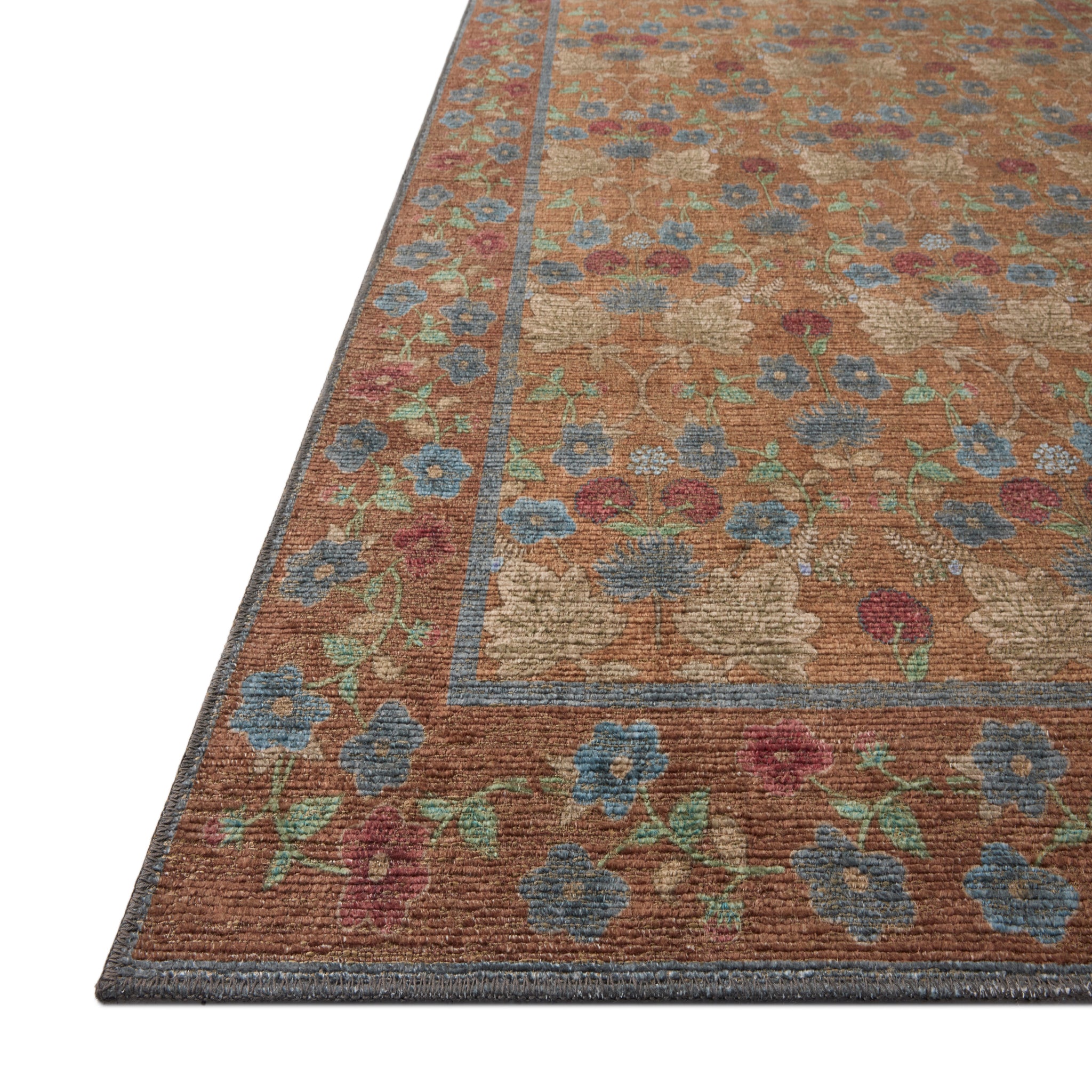 Rifle Paper Co. x Loloi Edinburgh Rug in Cinnamon-Multi-2