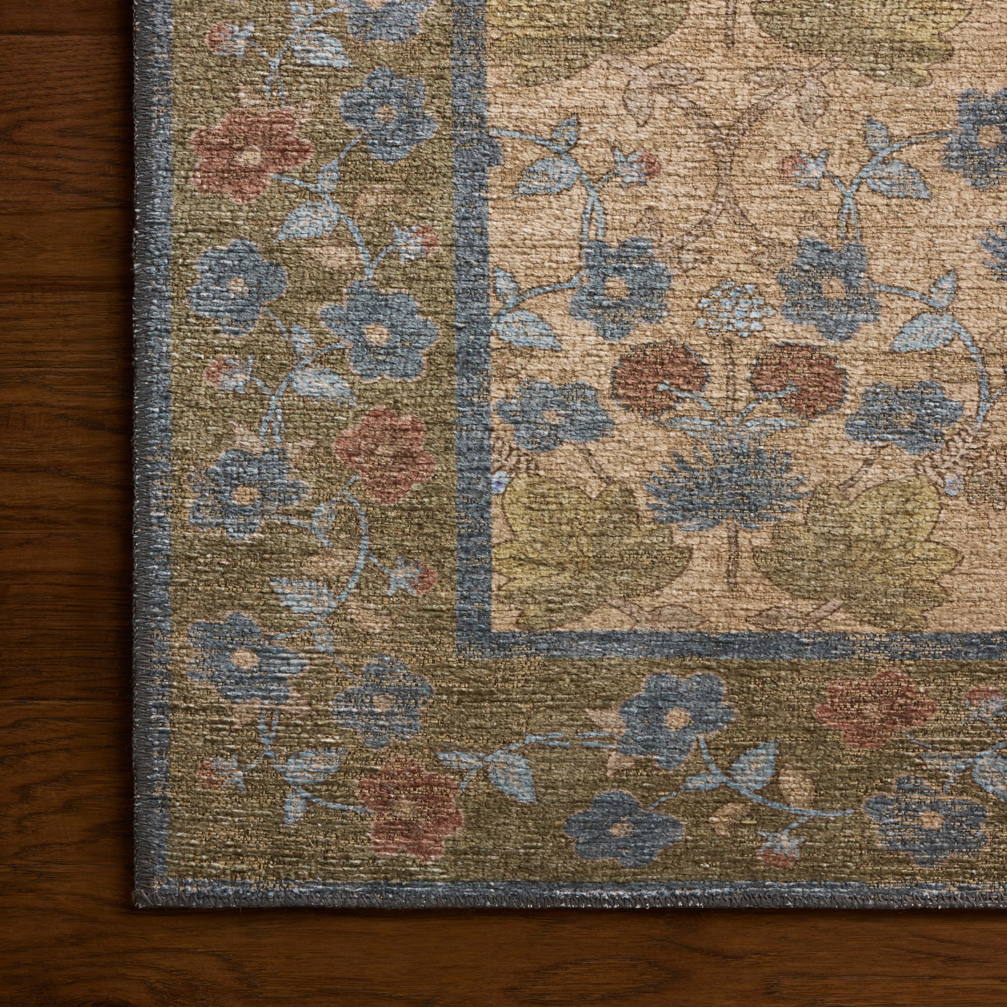 Rifle Paper Co. x Loloi Edinburgh Rug in Tan-Olive-4