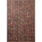 Rifle Paper Co. x Loloi Edinburgh Rug in Merlot-Multi-1