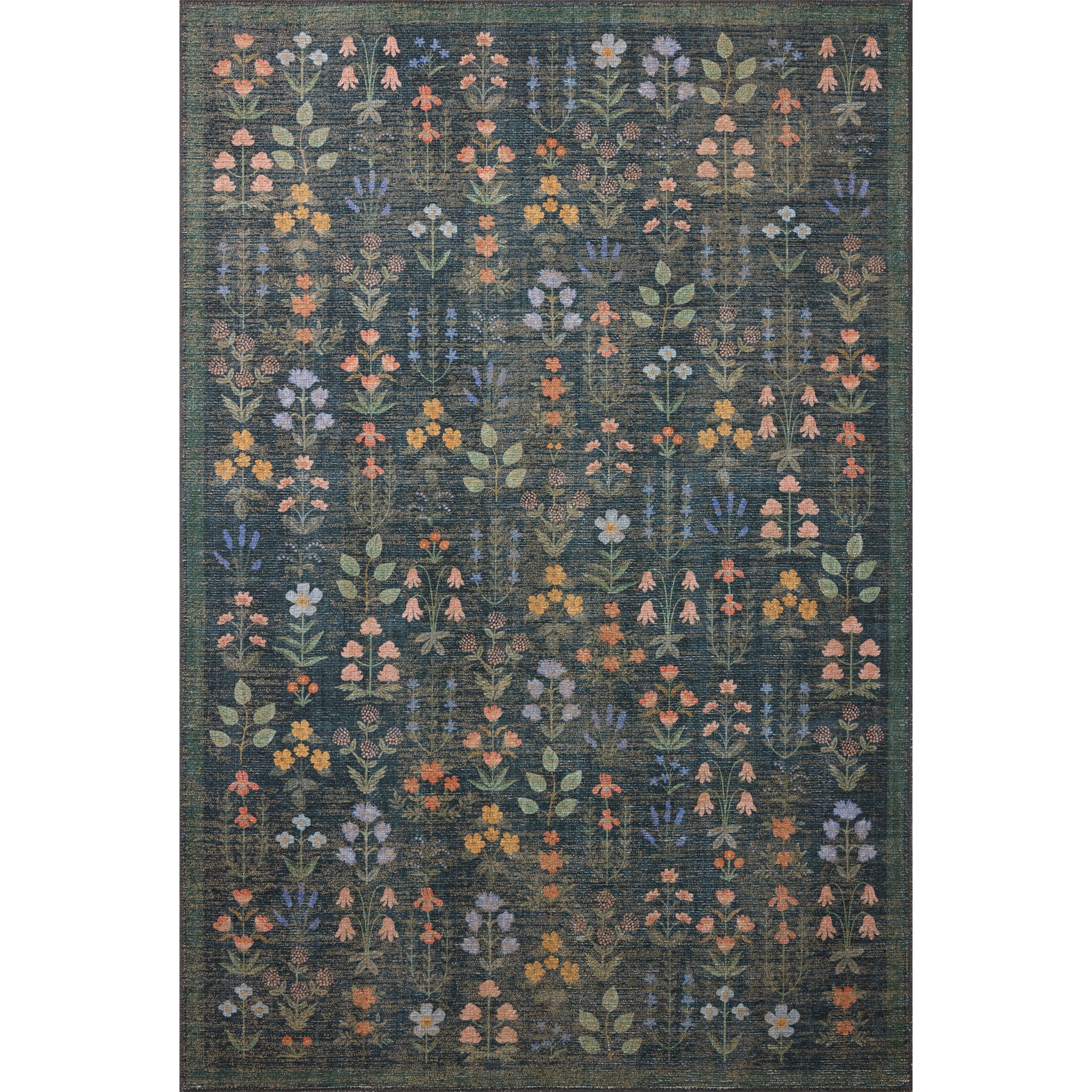 Rifle Paper Co. x Loloi Edinburgh Rug in Navy-Multi-1