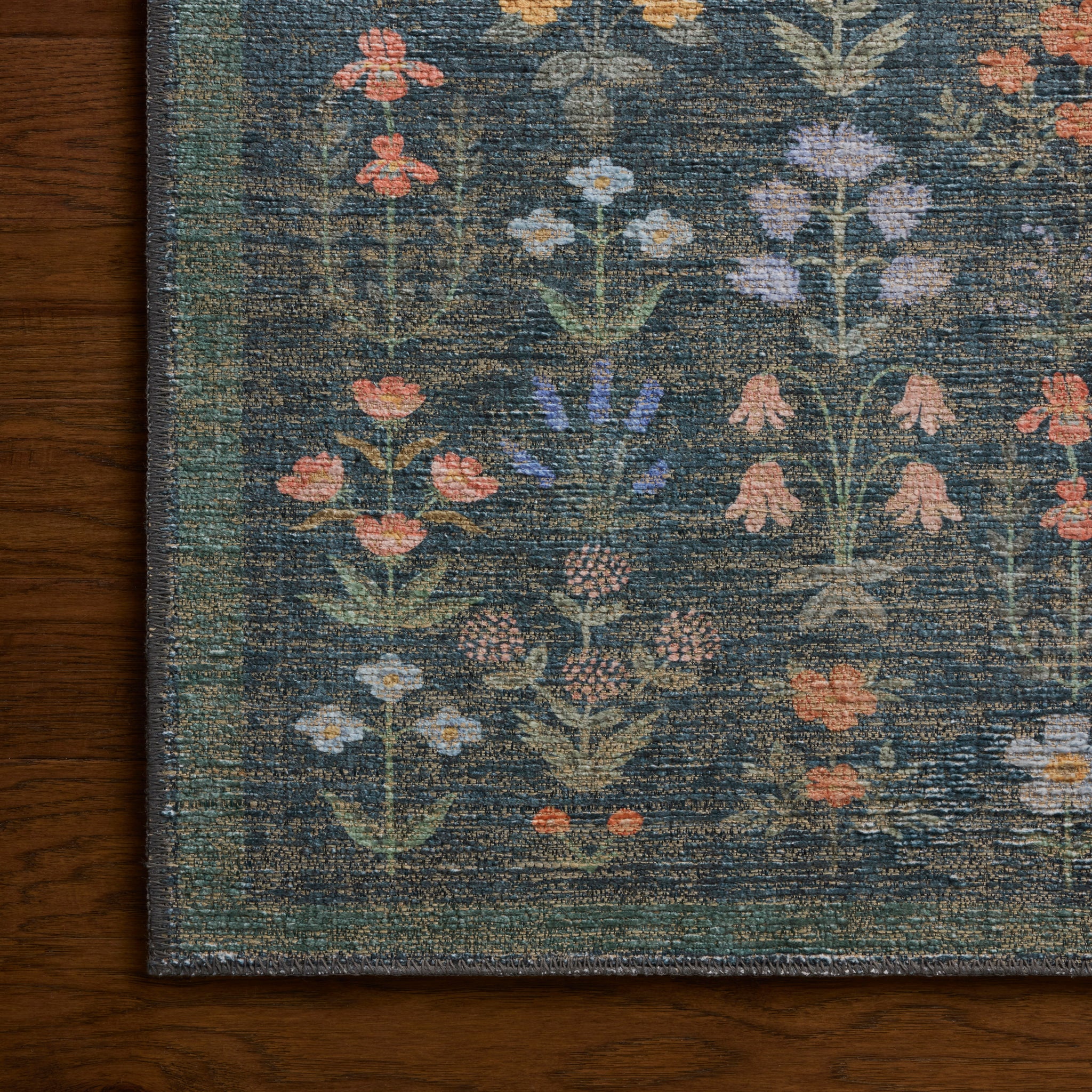 Rifle Paper Co. x Loloi Edinburgh Rug in Navy-Multi-4
