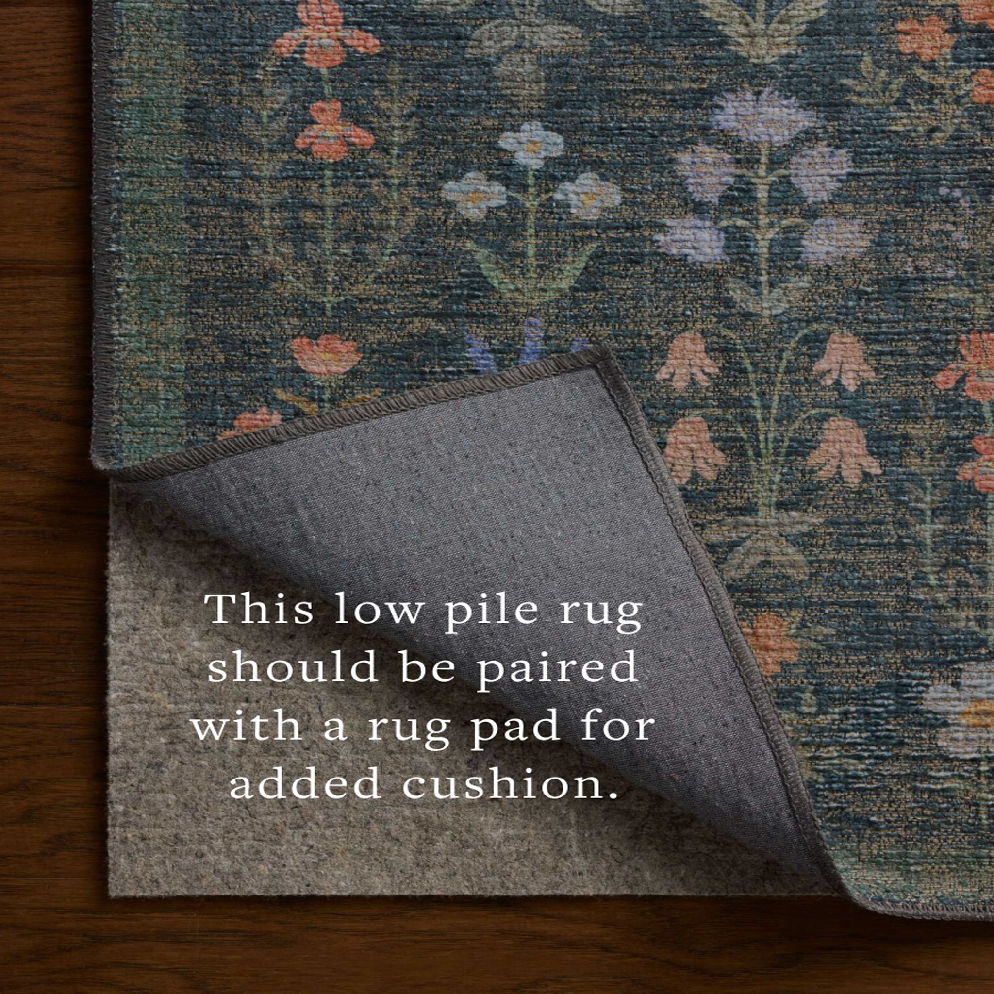 Rifle Paper Co. x Loloi Edinburgh Rug in Navy-Multi-5