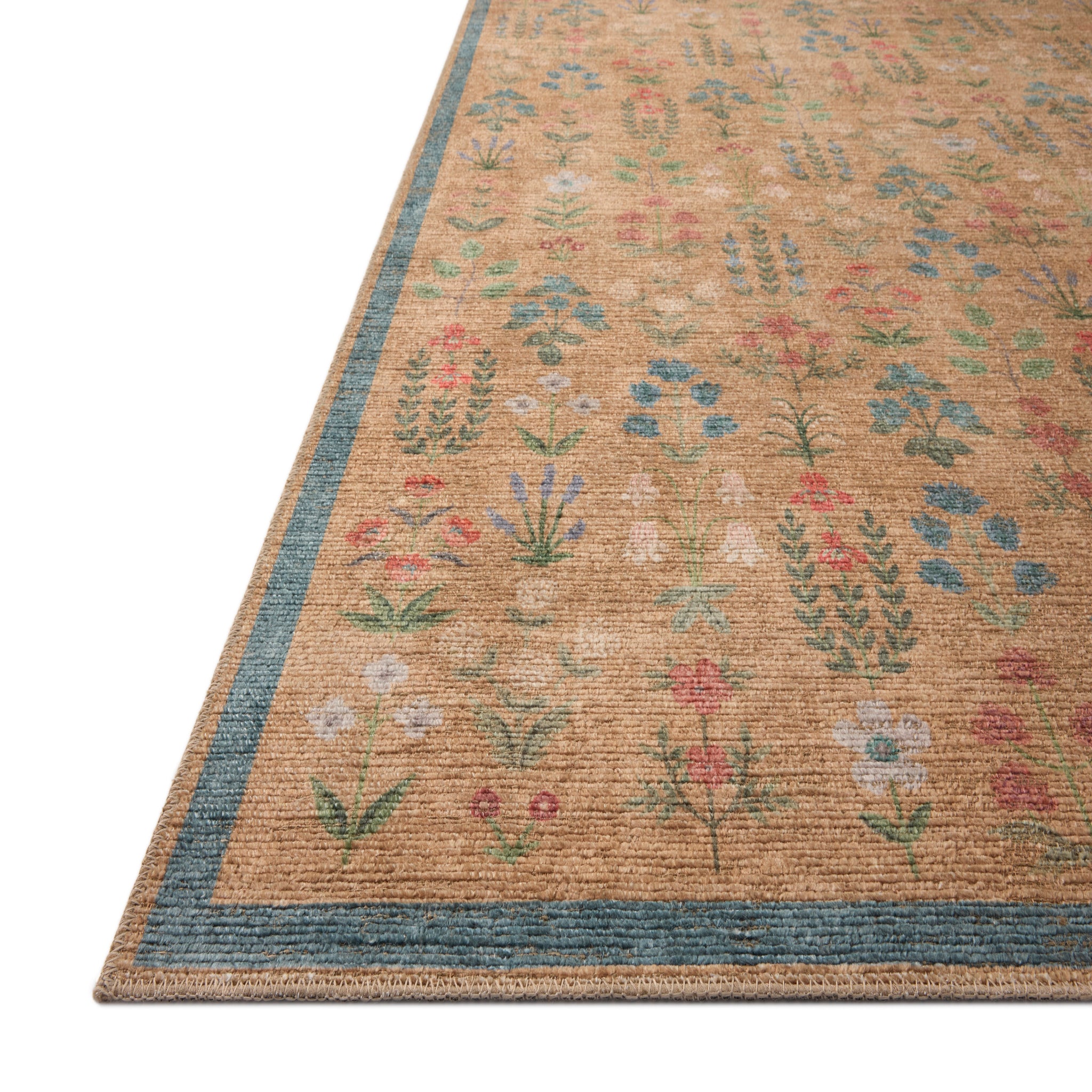 Rifle Paper Co. x Loloi Edinburgh Rug in Wheat-Multi-2