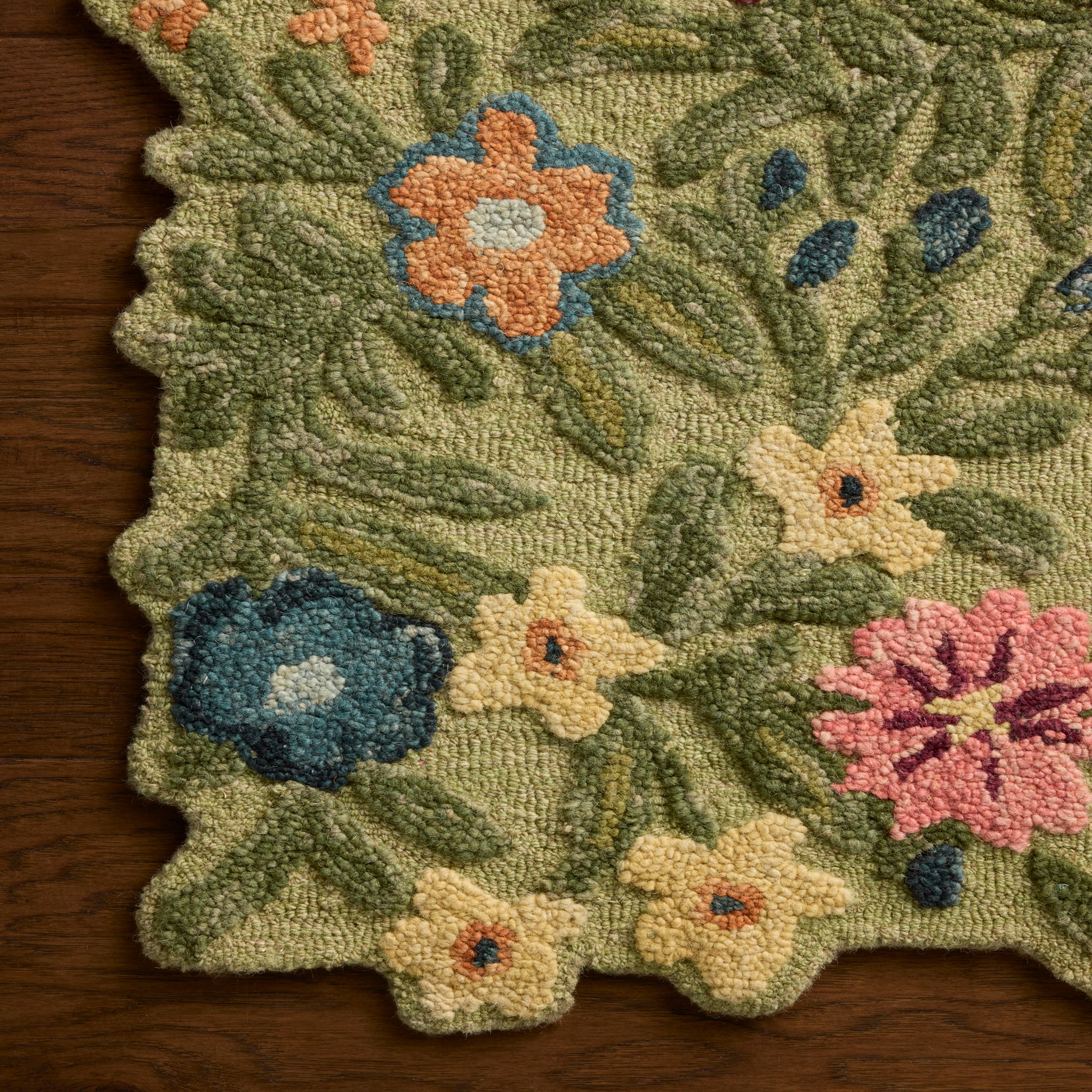 Rifle Paper Co. x Loloi Edith Rug in Green-Multi-5
