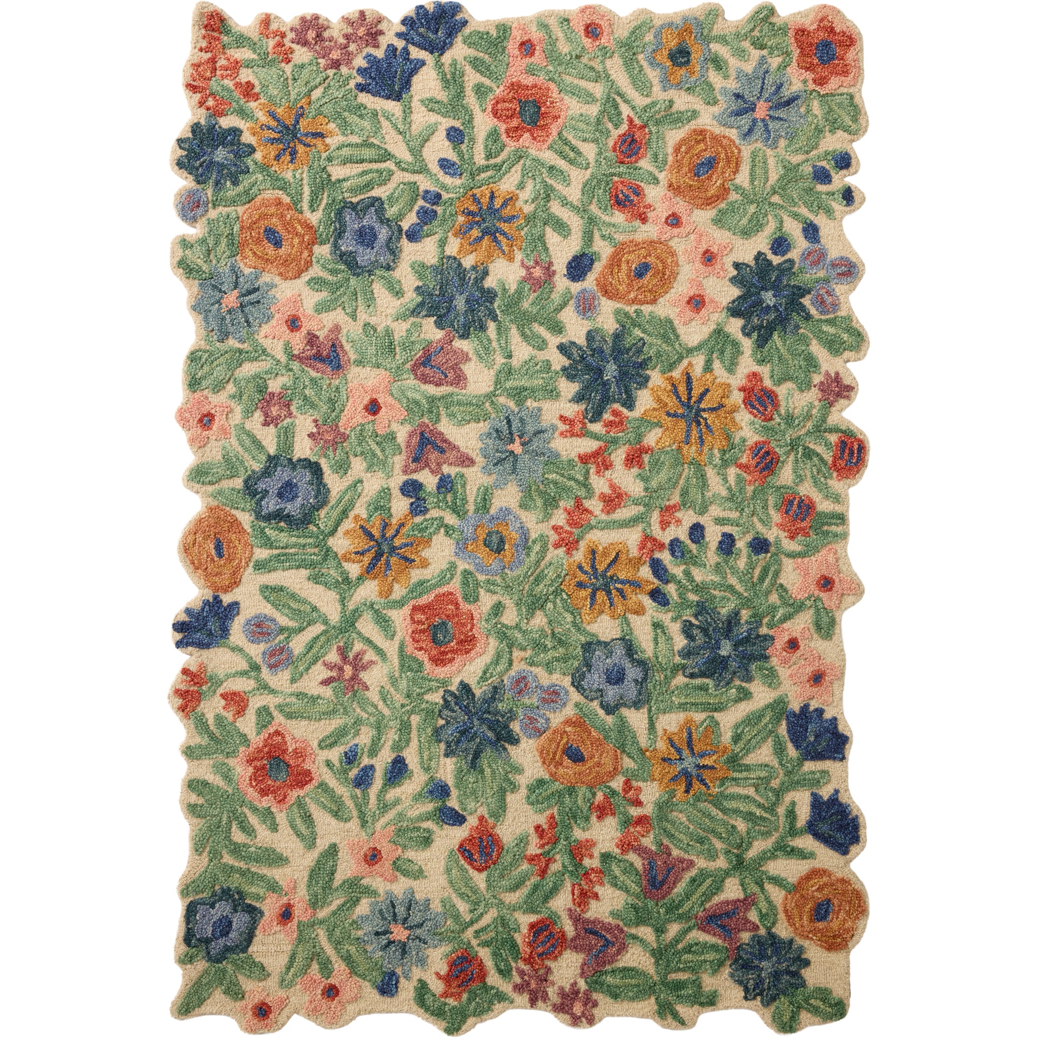 Rifle Paper Co. x Loloi Edith Rug in Ivory-Multi-1