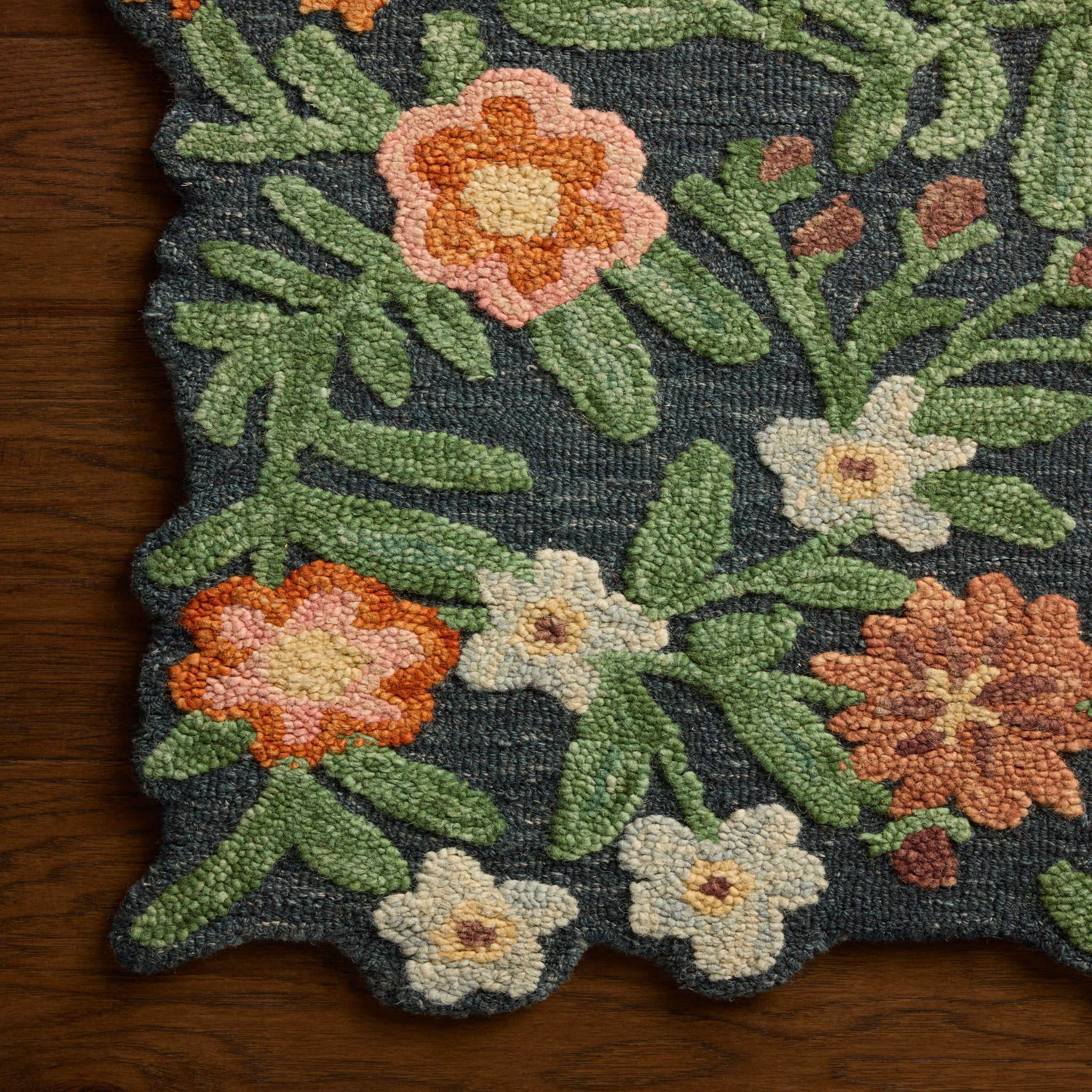 Rifle Paper Co. x Loloi Edith Rug in Navy-Multi-4