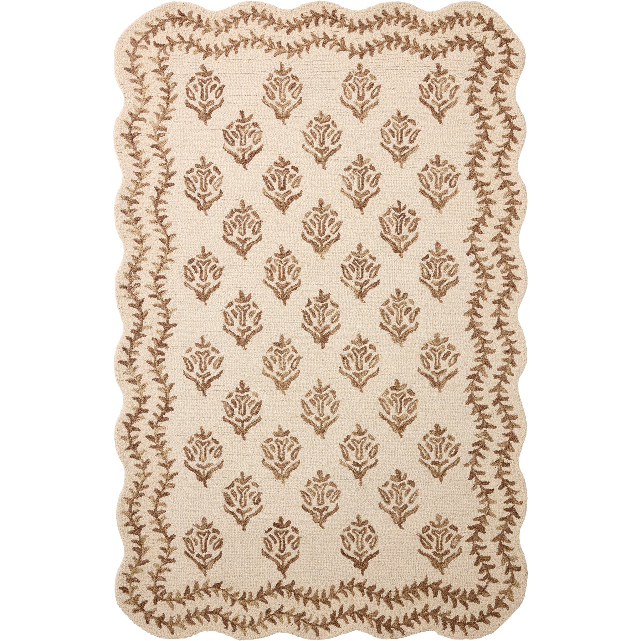 Rifle Paper Co. x Loloi Lisette Rug in Ivory-Natural-1