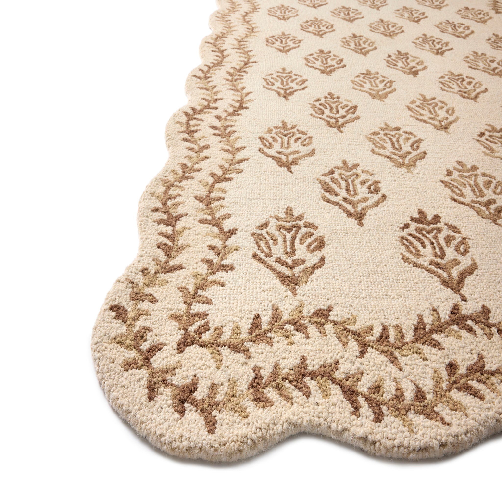 Rifle Paper Co. x Loloi Lisette Rug in Ivory-Natural-3
