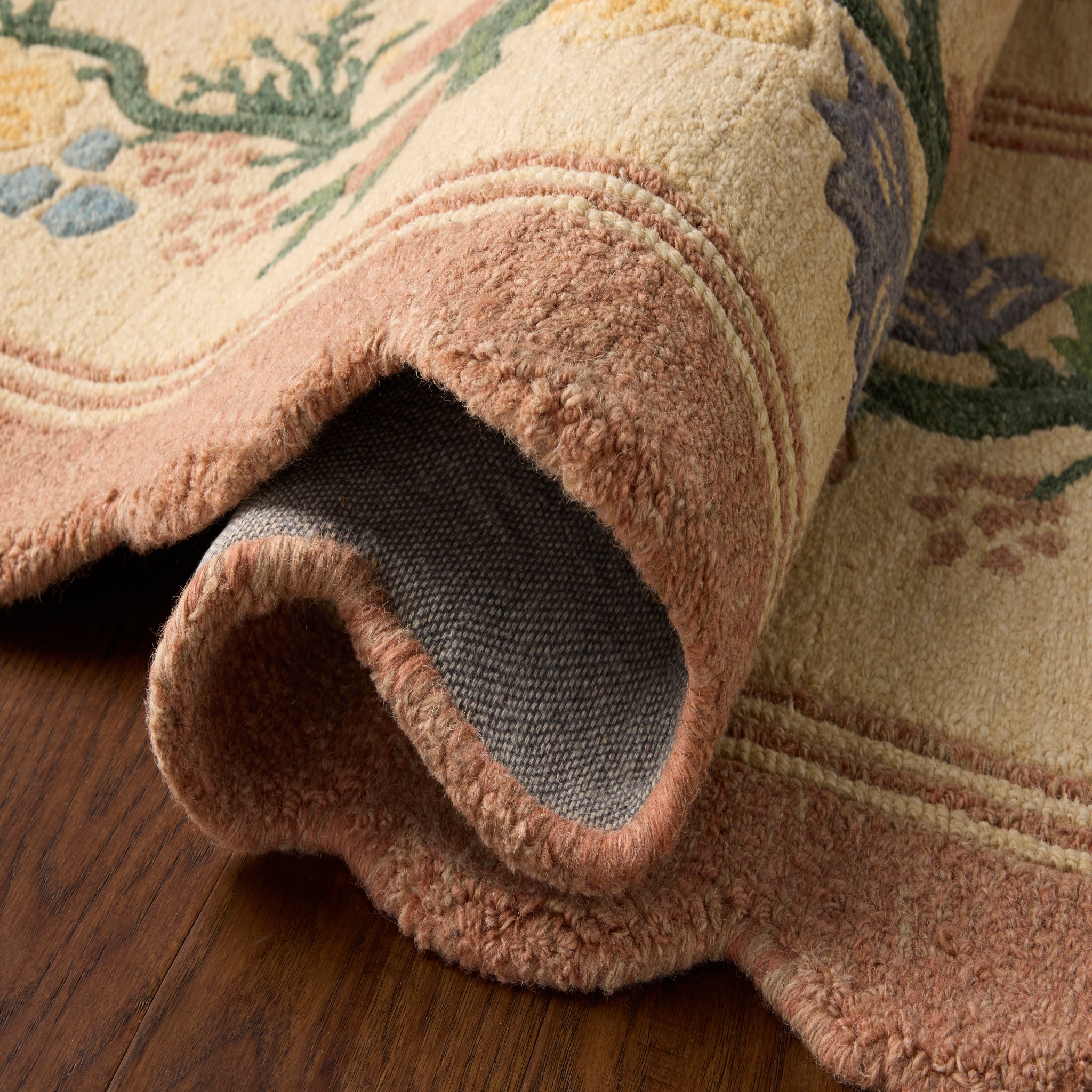 Rifle Paper Co. x Loloi Thistle Rug in Blush-Multi-3