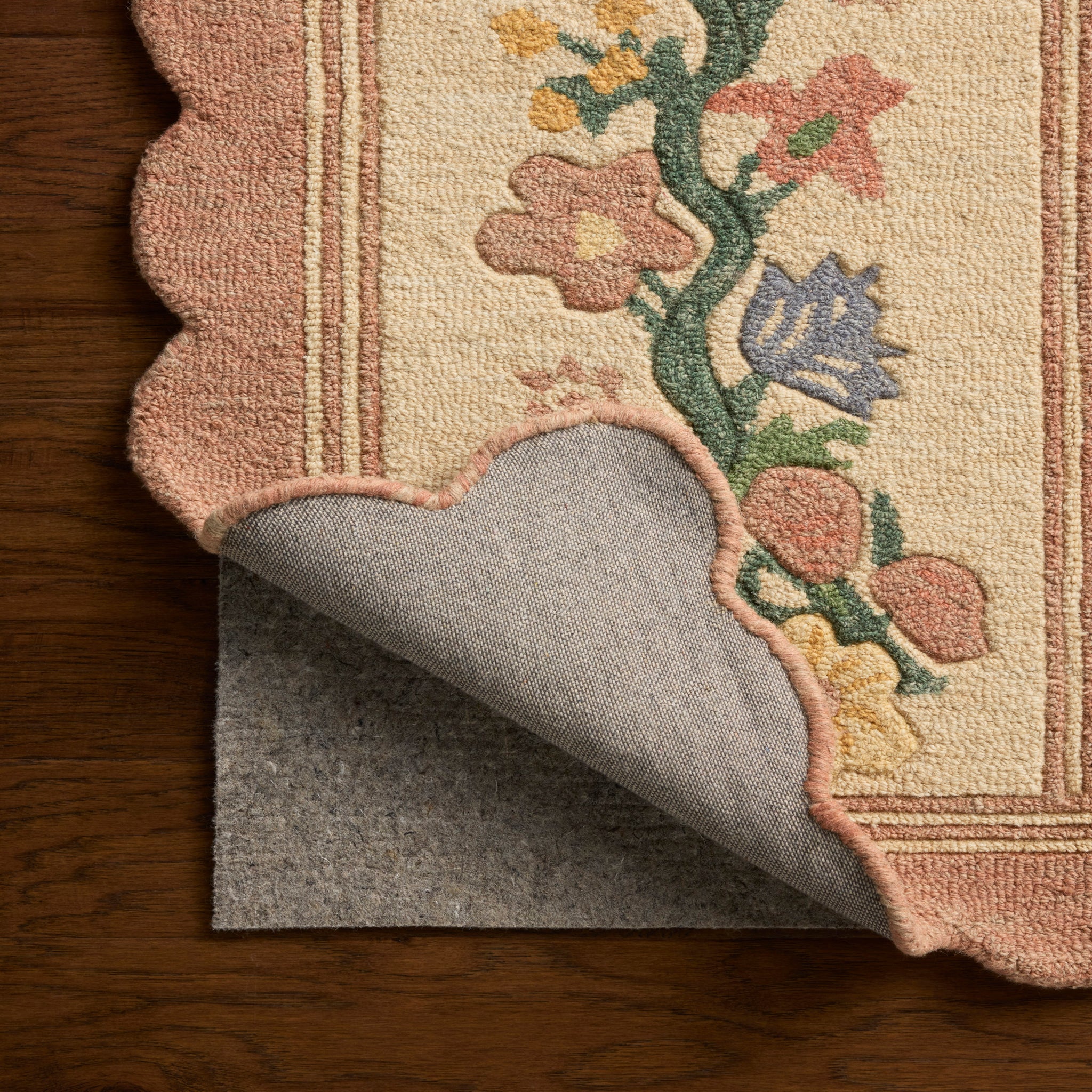 Rifle Paper Co. x Loloi Thistle Rug in Blush-Multi-5