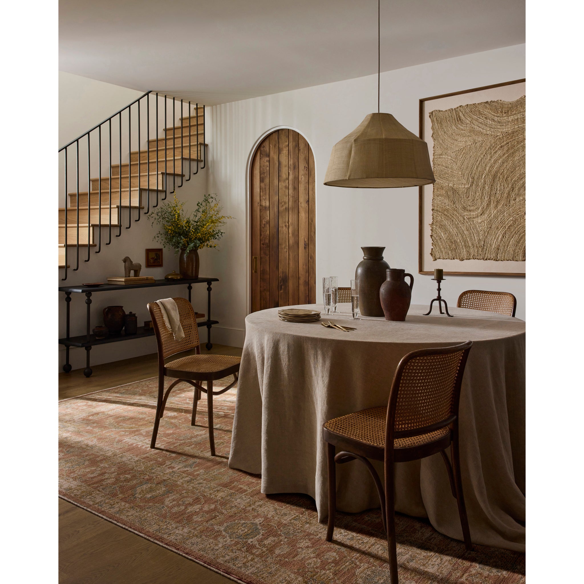 Reign Rug in Terracotta/Sky-3