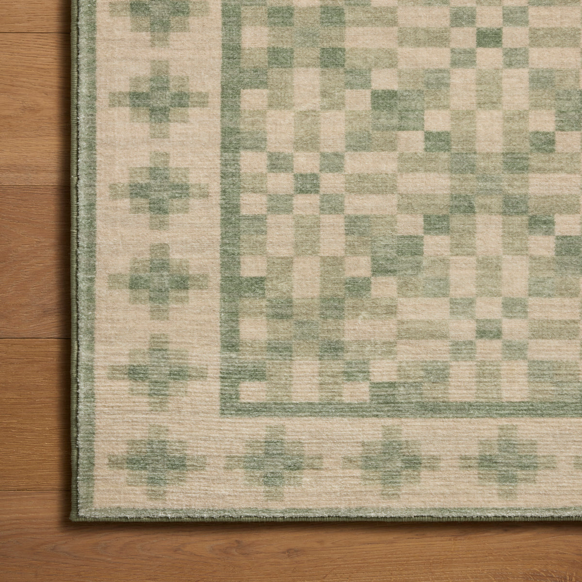 Chris Loves Julia x Loloi Bobby Rug in Beige-Green-6