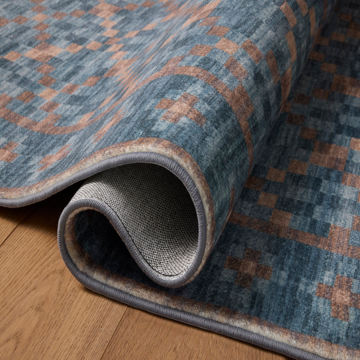 Chris Loves Julia x Loloi Bobby Rug in Ocean-Copper-4