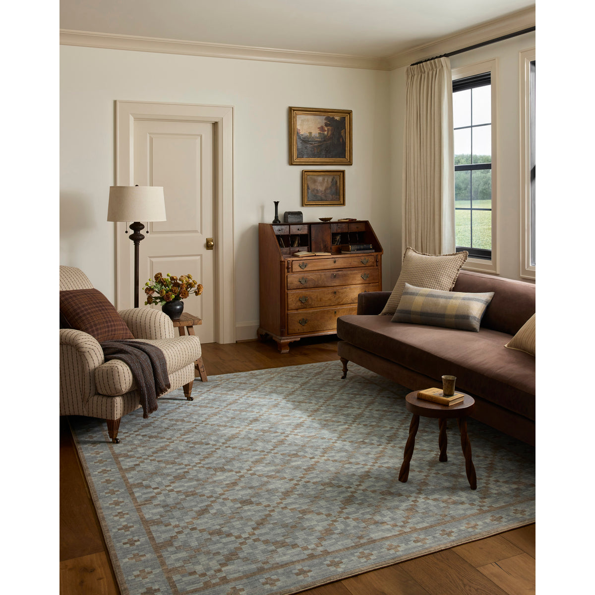 Chris Loves Julia x Loloi Bobby Rug in Spa-Khaki-2