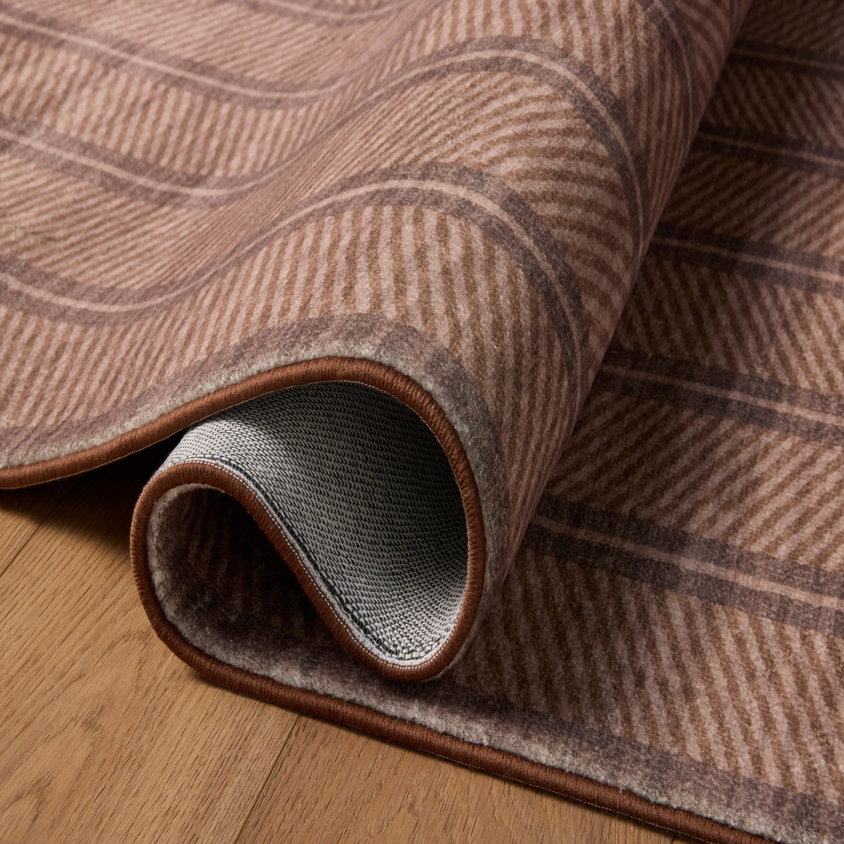 Chris Loves Julia x Loloi Bobby Rug in Camel-Plum-6