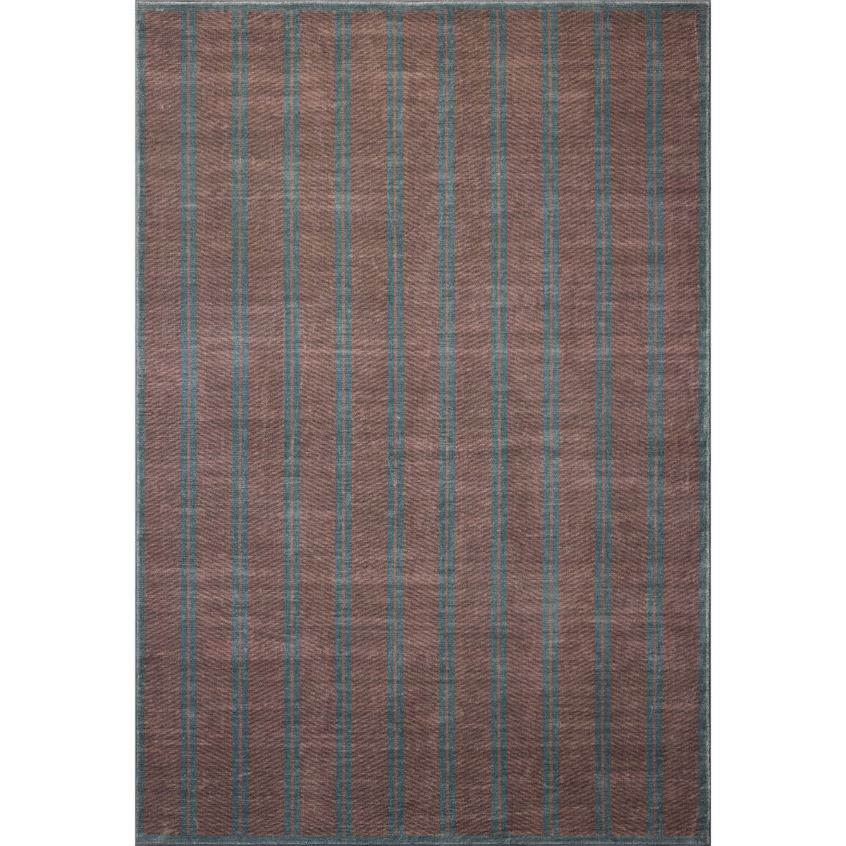 Chris Loves Julia x Loloi Bobby Rug in Merlot-Denim-1
