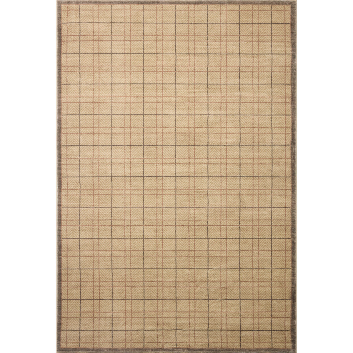 Chris Loves Julia x Loloi Bobby Rug in Sand-Bark-1