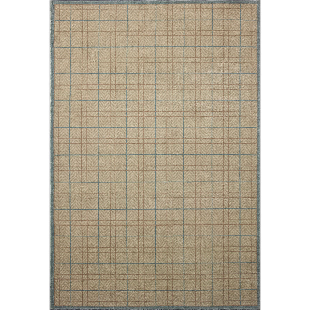 Chris Loves Julia x Loloi Bobby Rug in Sage-Denim-1