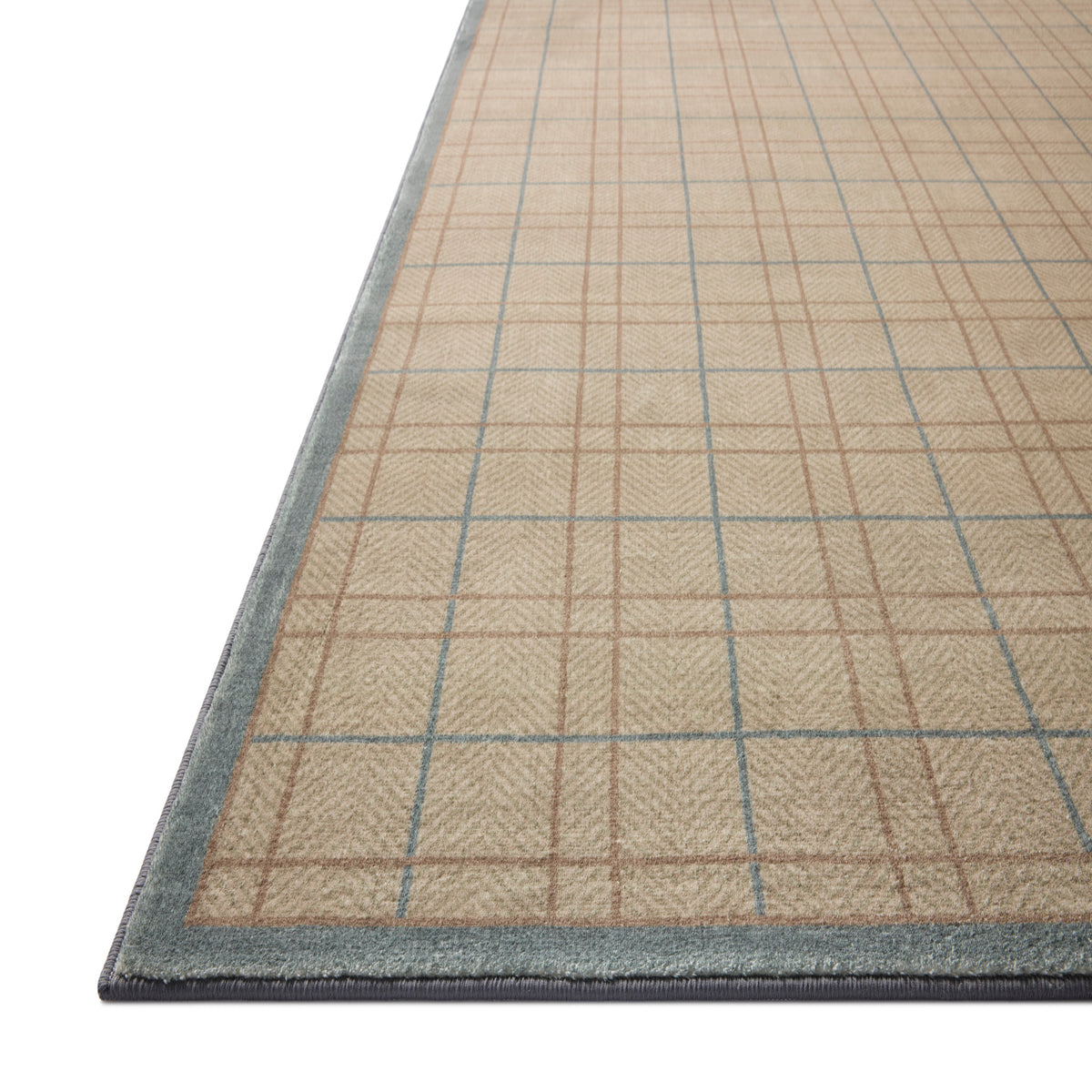 Chris Loves Julia x Loloi Bobby Rug in Sage-Denim-4