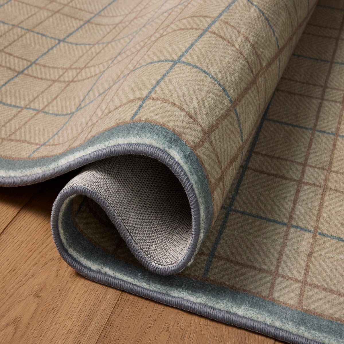 Chris Loves Julia x Loloi Bobby Rug in Sage-Denim-5